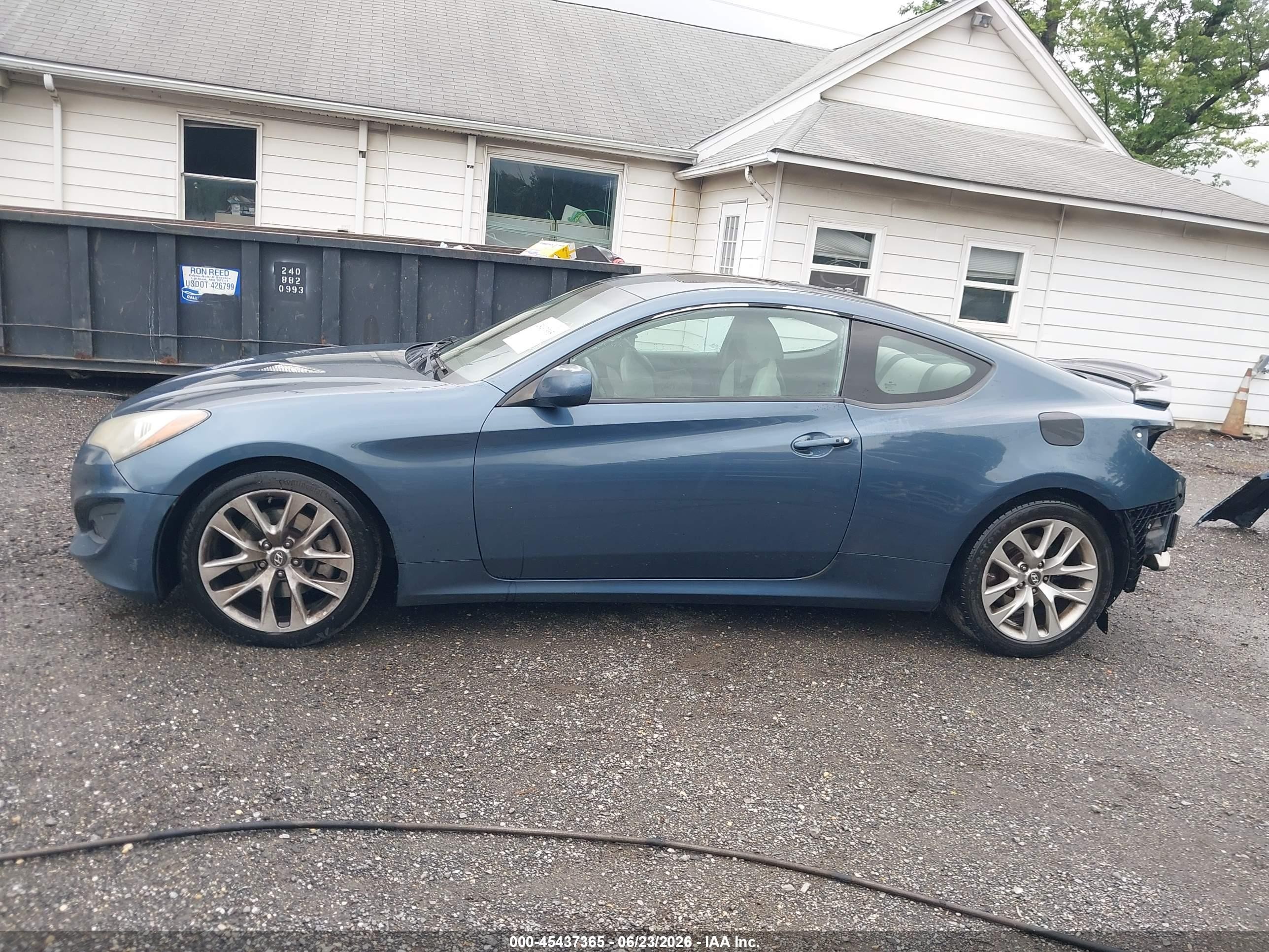 2013 Hyundai Genesis 2.0t Premium Blue vin: KMHHT6KD1DU095370