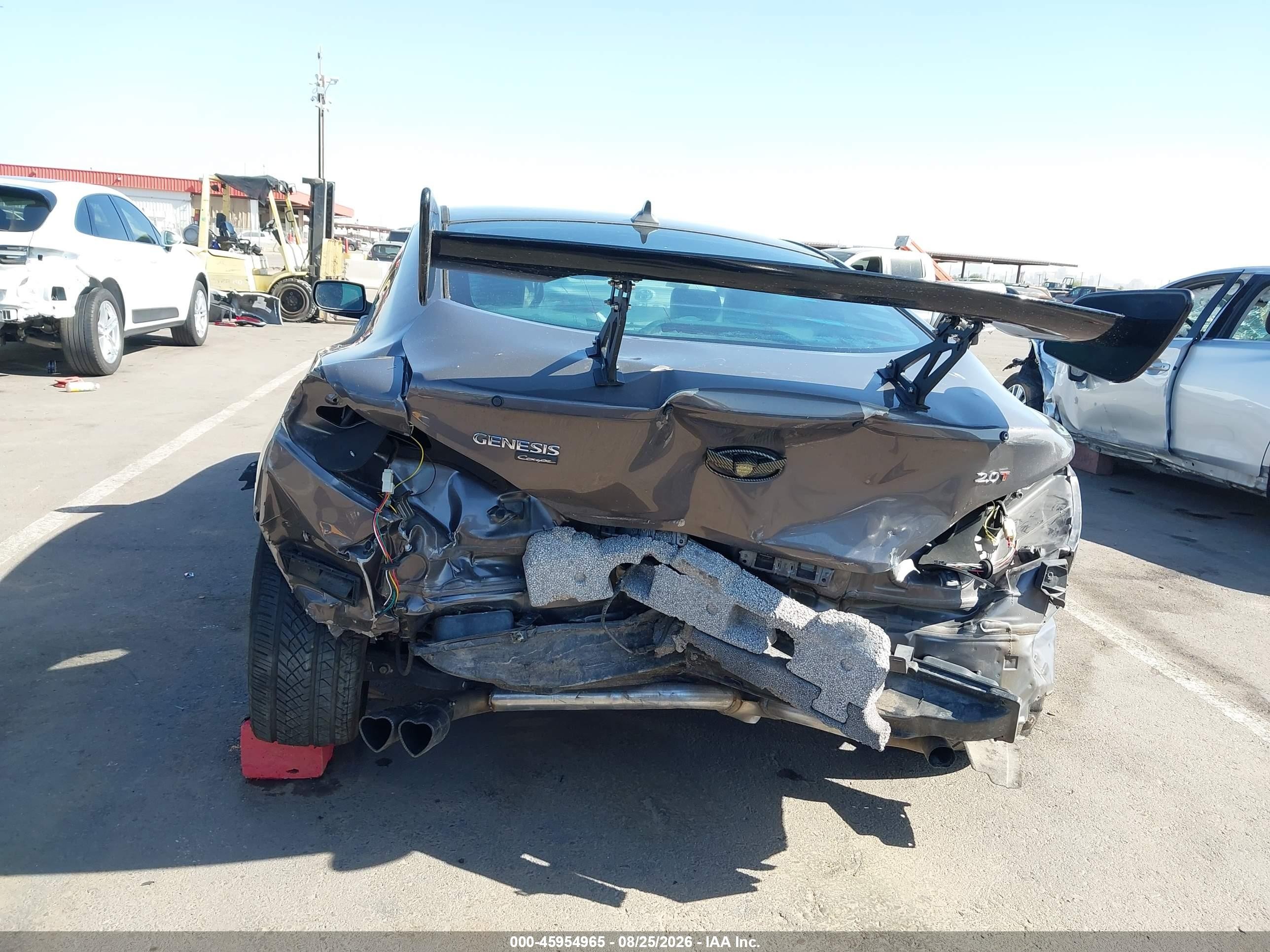 2013 Hyundai Genesis 2.0t Premium Gray vin: KMHHT6KD1DU100079