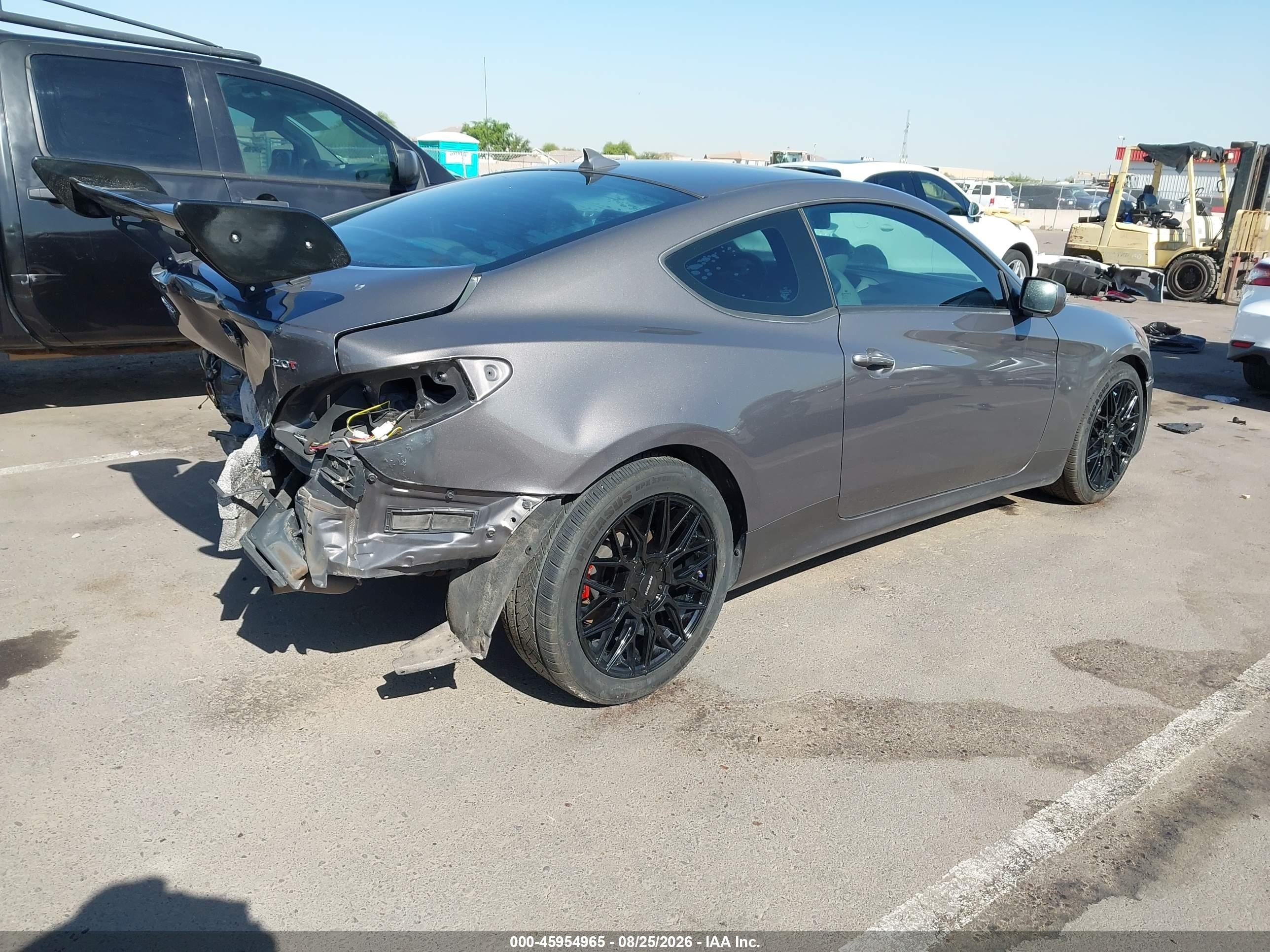 2013 Hyundai Genesis 2.0t Premium Gray vin: KMHHT6KD1DU100079