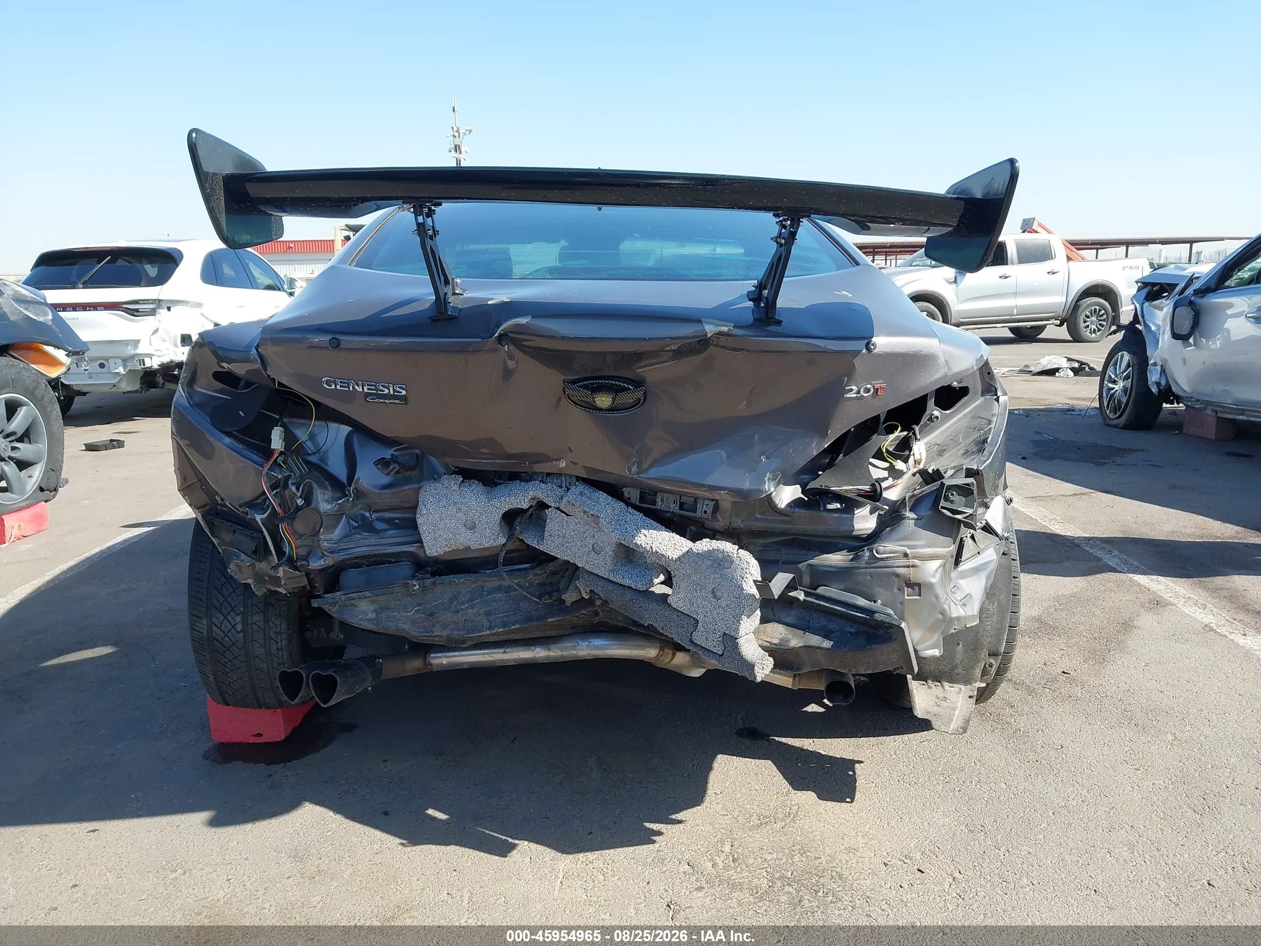 2013 Hyundai Genesis 2.0t Premium Gray vin: KMHHT6KD1DU100079