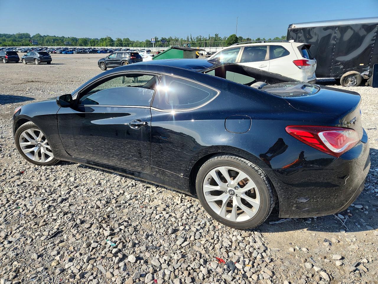 2013 Hyundai Genesis Coupe 2.0t Black vin: KMHHT6KD1DU102690