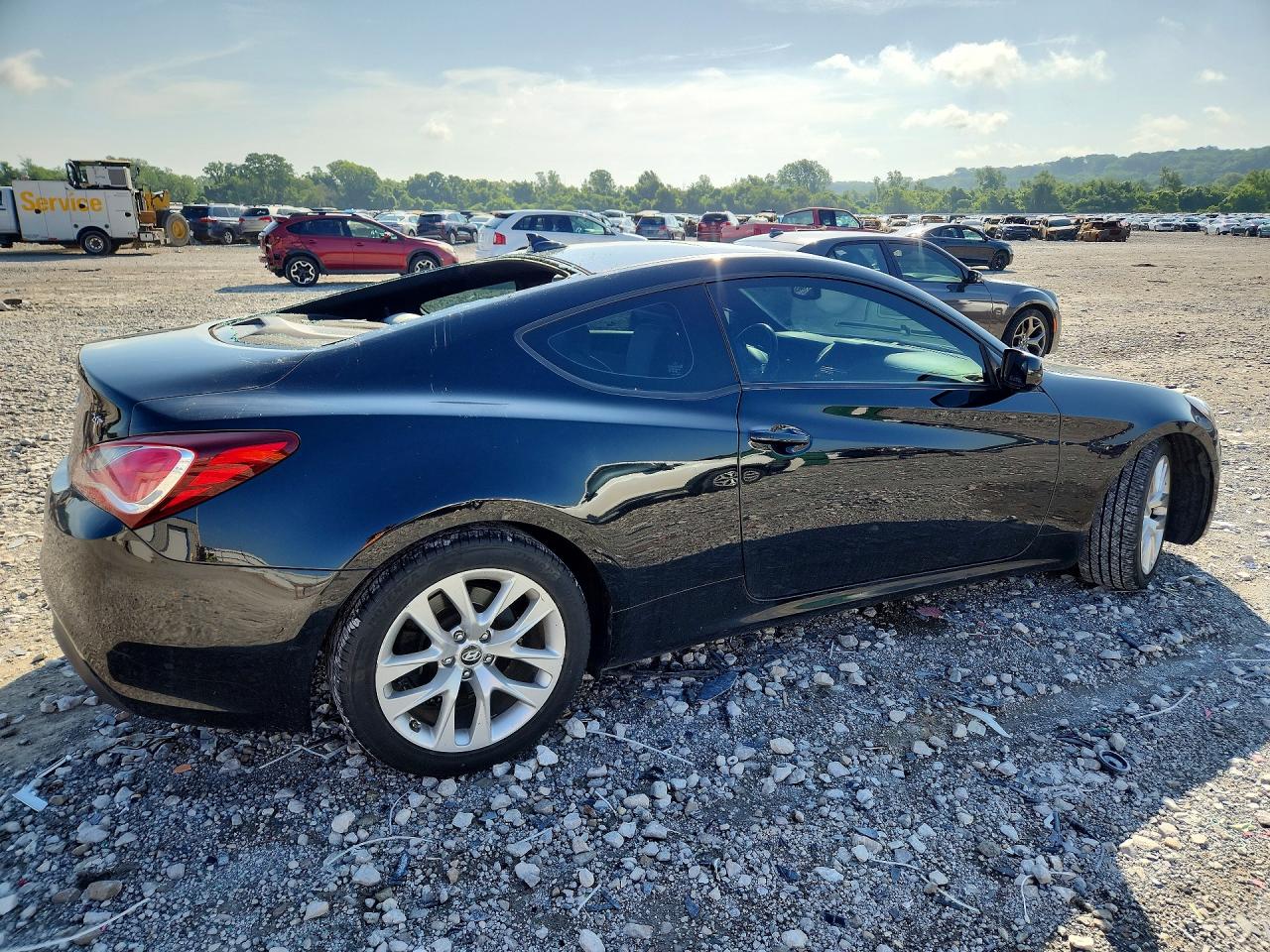 2013 Hyundai Genesis Coupe 2.0t Black vin: KMHHT6KD1DU102690