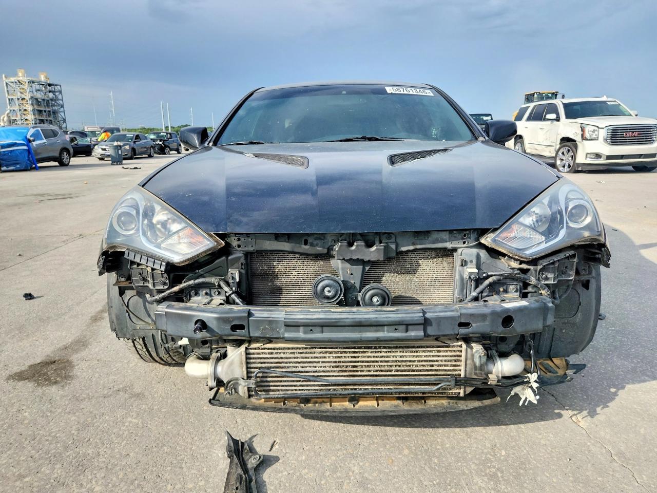 2013 Hyundai Genesis Coupe 2.0t Black vin: KMHHT6KD1DU103600