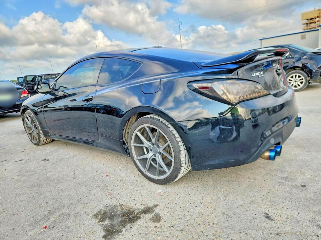 2013 Hyundai Genesis Coupe 2.0t Black vin: KMHHT6KD1DU103600