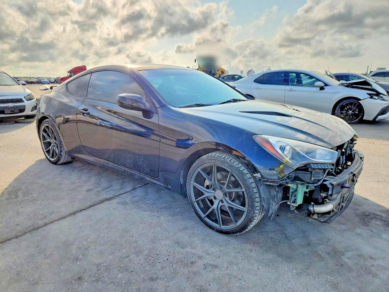 2013 Hyundai Genesis Coupe 2.0t Black vin: KMHHT6KD1DU103600