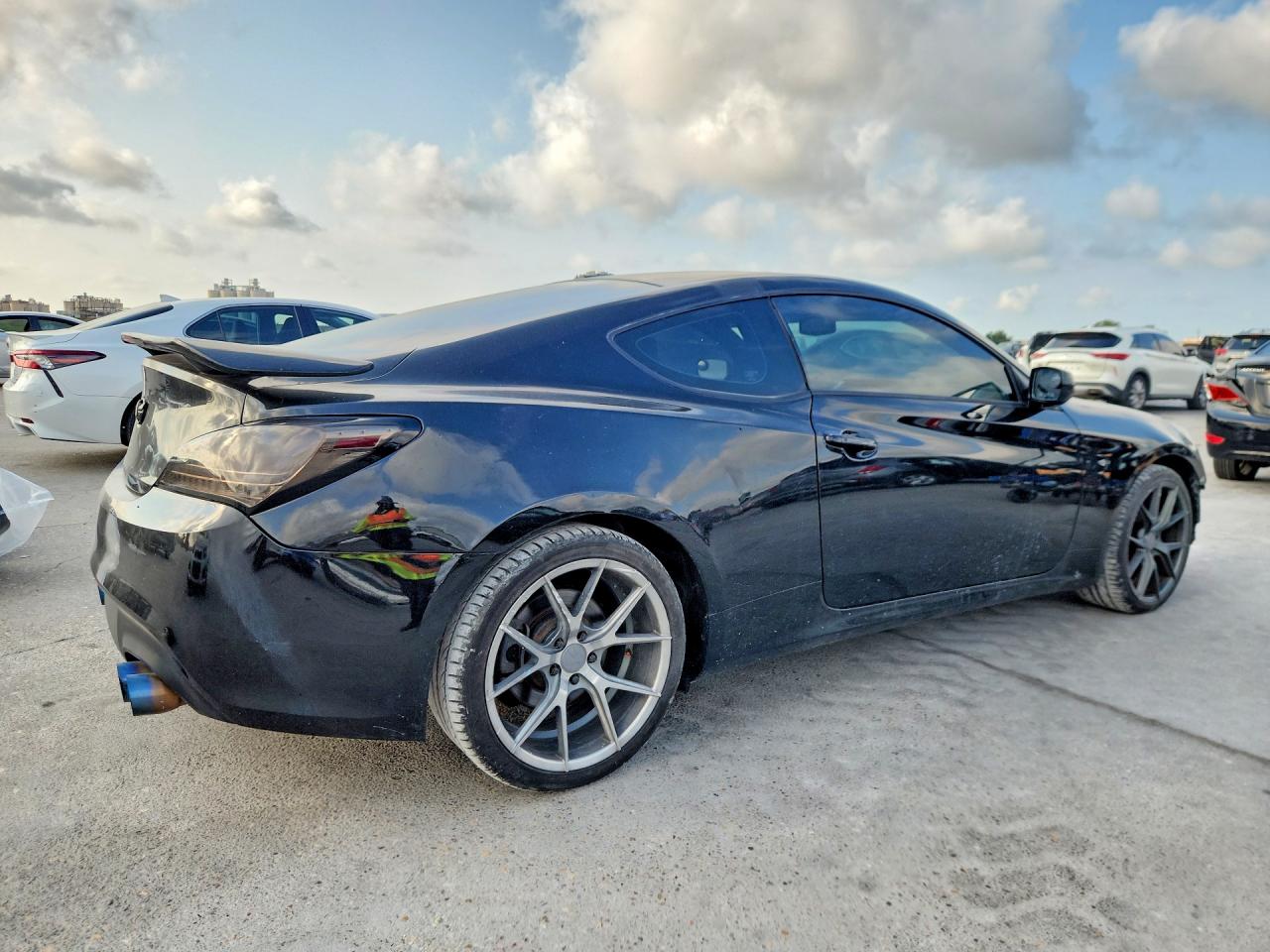 2013 Hyundai Genesis Coupe 2.0t Black vin: KMHHT6KD1DU103600