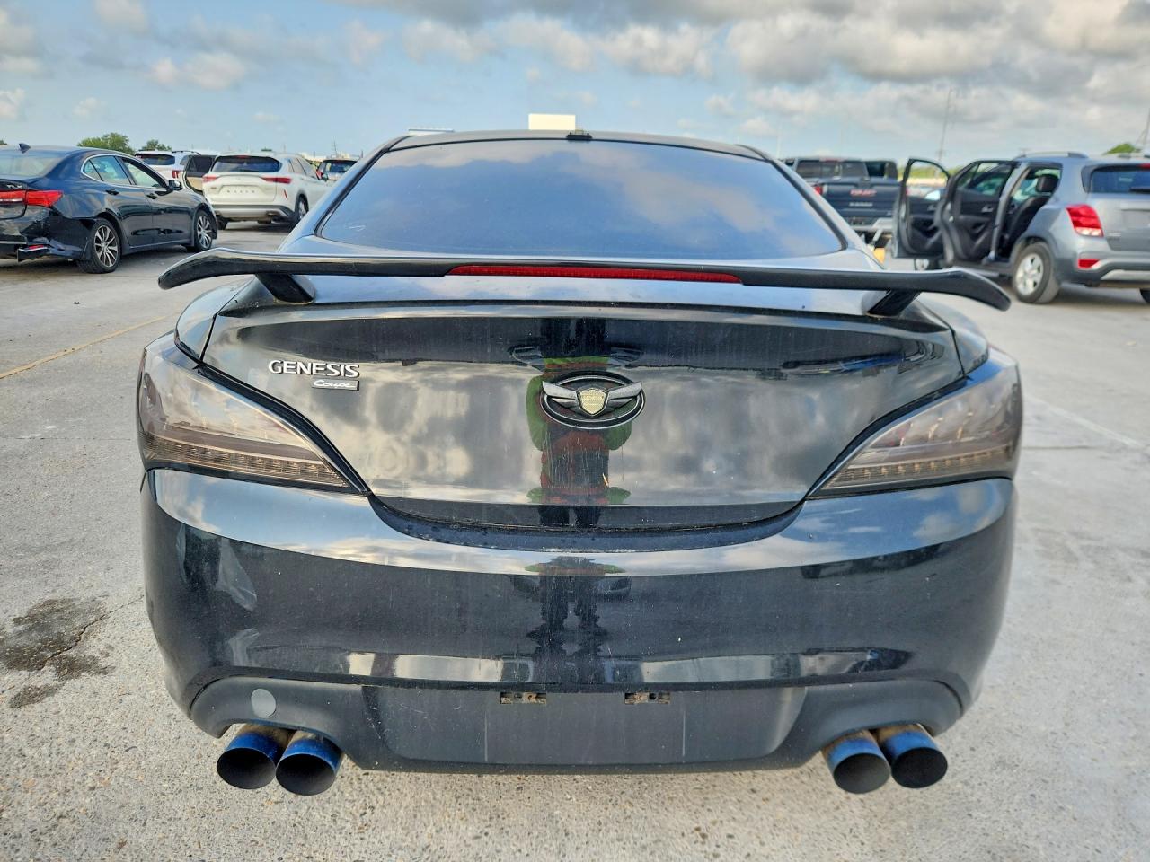 2013 Hyundai Genesis Coupe 2.0t Black vin: KMHHT6KD1DU103600