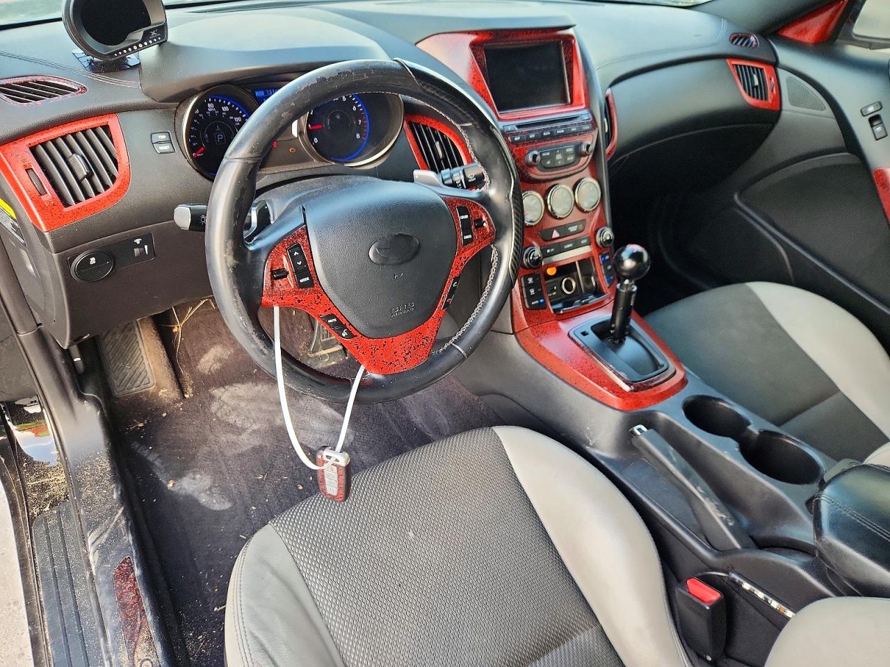 2013 Hyundai Genesis Coupe 2.0t Black vin: KMHHT6KD1DU103600