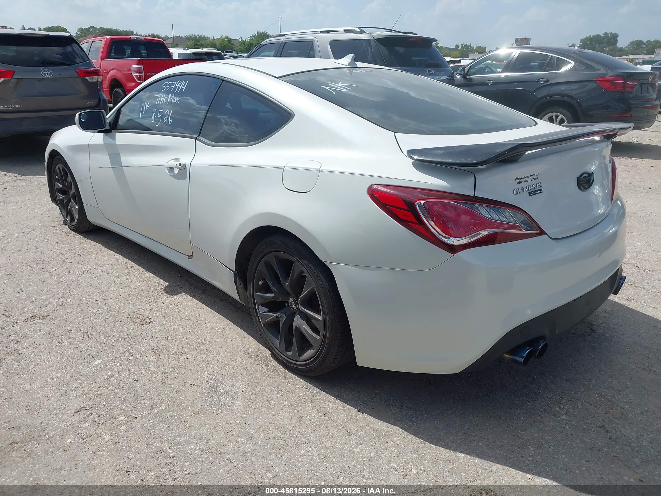 2013 Hyundai Genesis 2.0t Premium White vin: KMHHT6KD1DU103628
