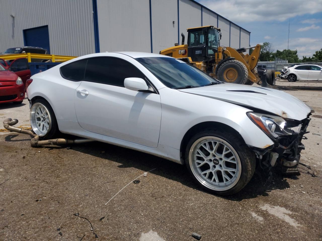2014 Hyundai Genesis Coupe 2.0t White vin: KMHHT6KD1EU115408