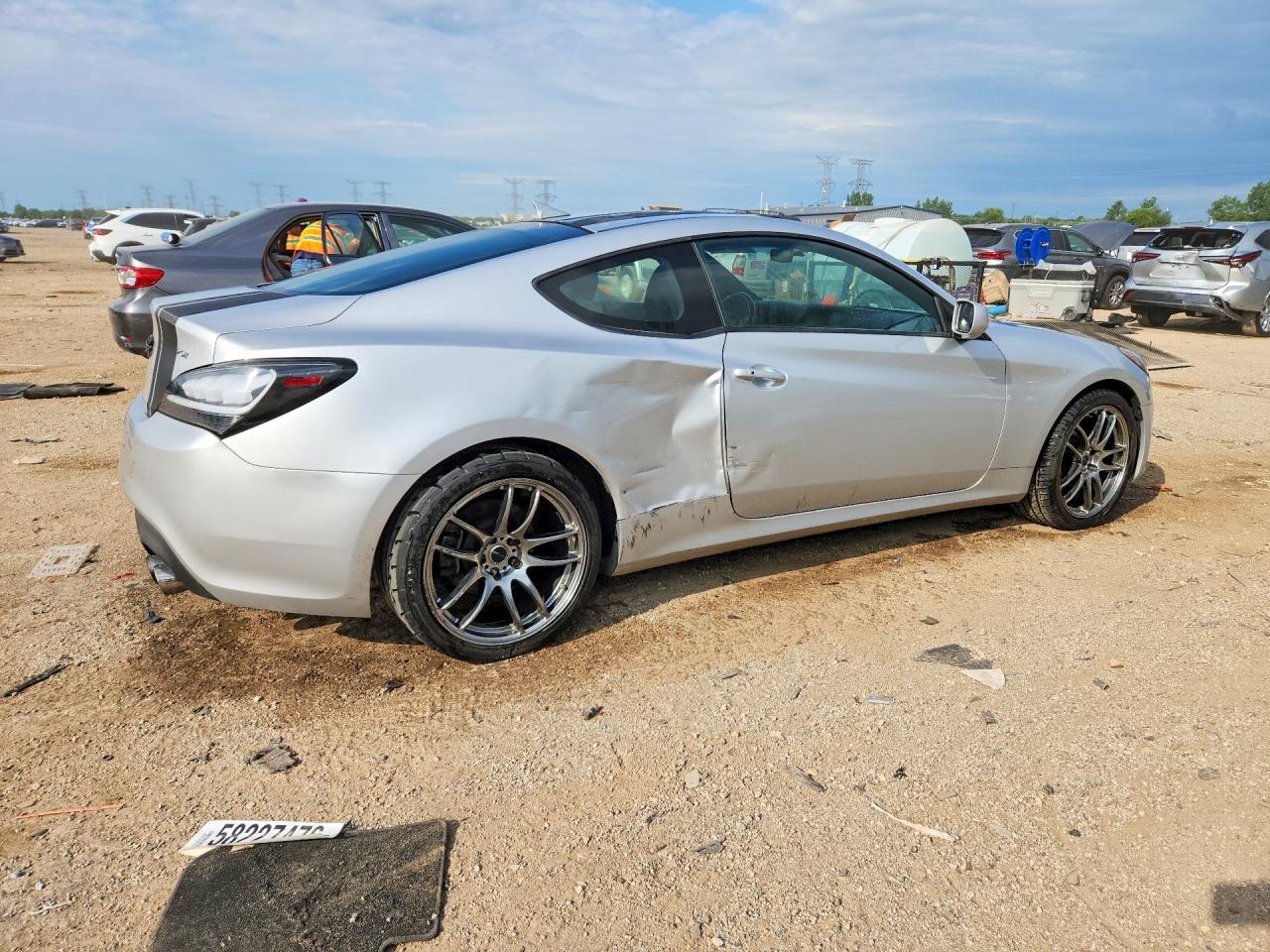 2014 Hyundai Genesis Coupe 2.0t Gray vin: KMHHT6KD1EU116557