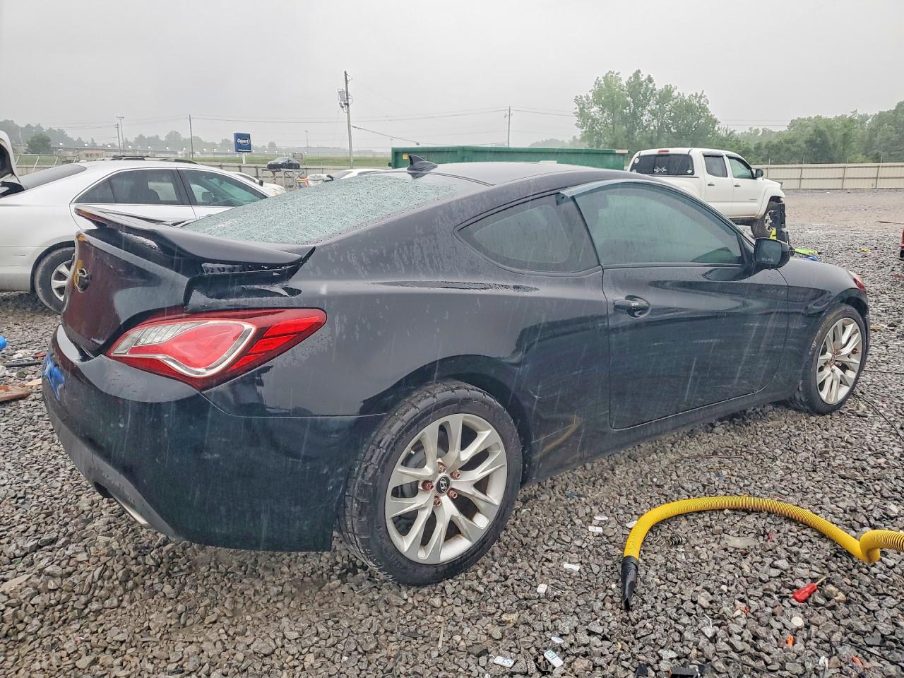 2014 Hyundai Genesis Coupe 2.0t Black vin: KMHHT6KD1EU119152