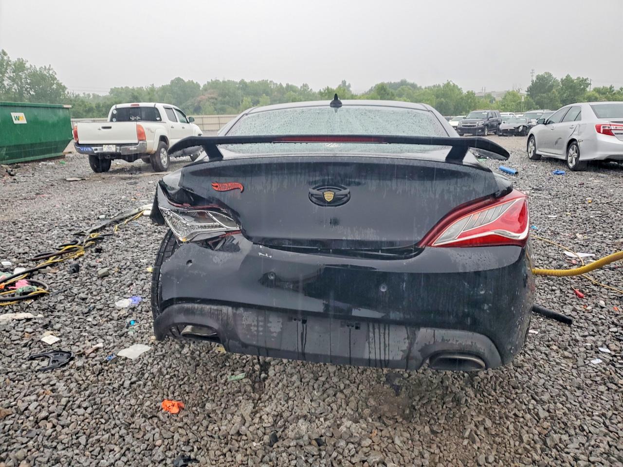 2014 Hyundai Genesis Coupe 2.0t Black vin: KMHHT6KD1EU119152