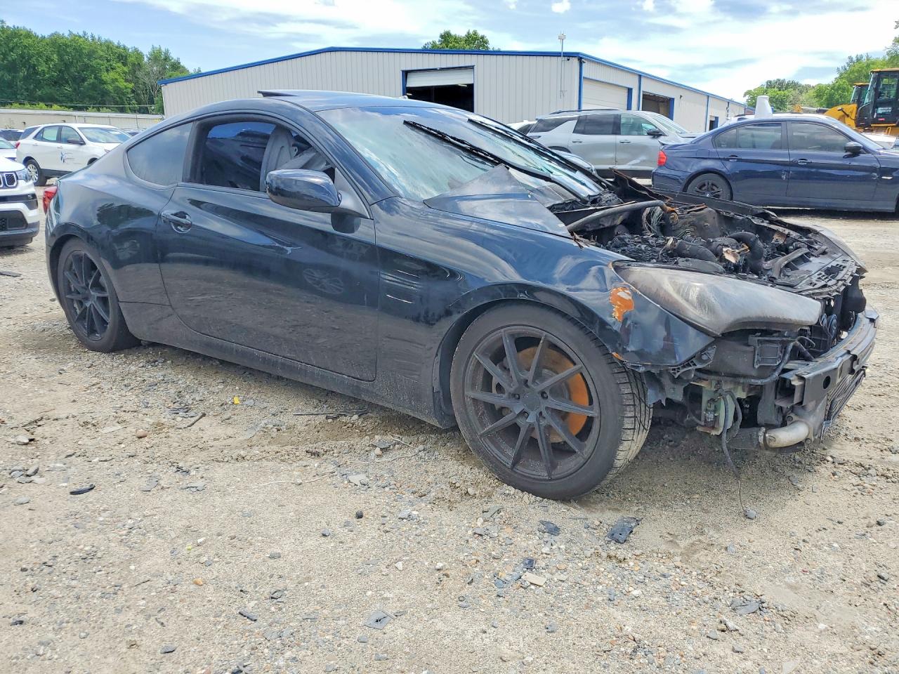 2014 Hyundai Genesis Coupe 2.0t Black vin: KMHHT6KD1EU120768