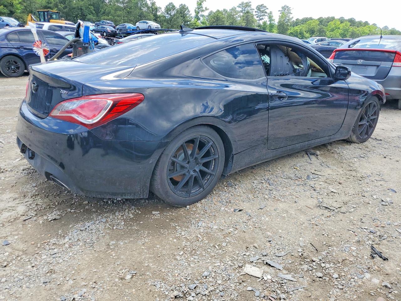 2014 Hyundai Genesis Coupe 2.0t Black vin: KMHHT6KD1EU120768