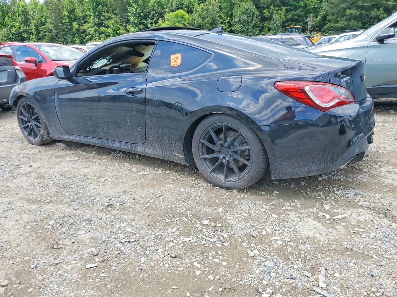 2014 Hyundai Genesis Coupe 2.0t Black vin: KMHHT6KD1EU120768