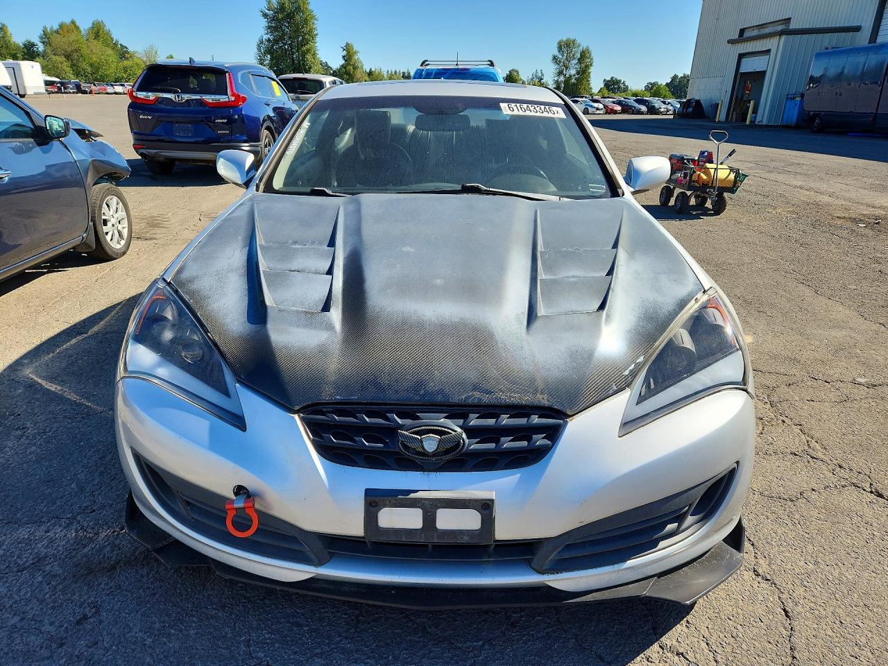 2010 Hyundai Genesis Coupe 2.0t Premium Silver vin: KMHHT6KD2AU010208