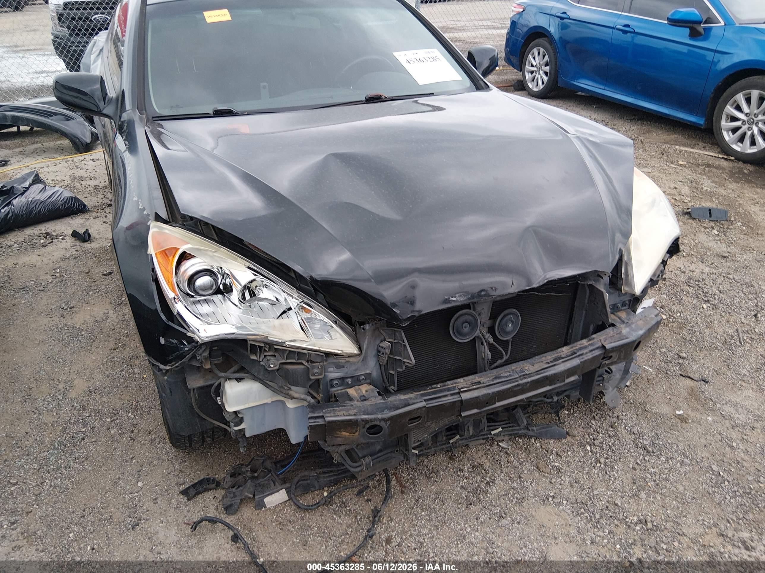 2010 Hyundai Genesis 2.0t Black vin: KMHHT6KD2AU035545