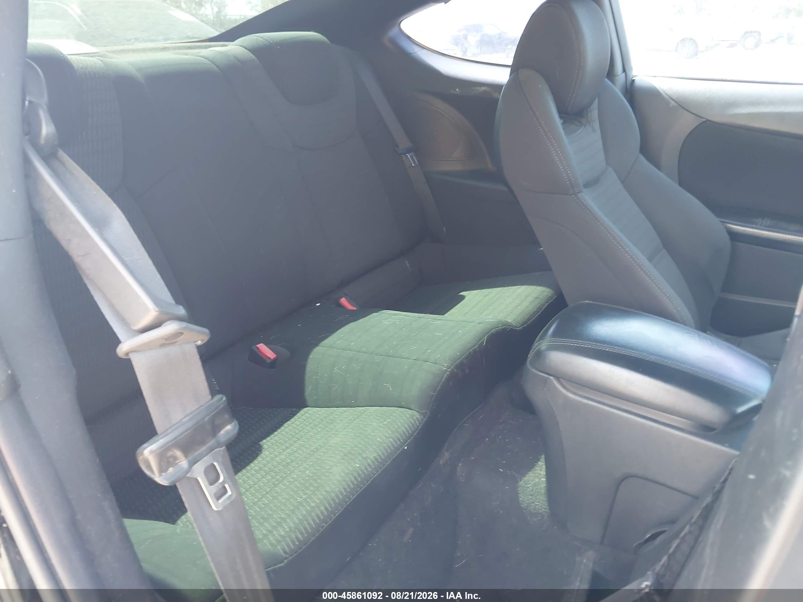 2013 Hyundai Genesis 2.0t Черный vin: KMHHT6KD2DU080165