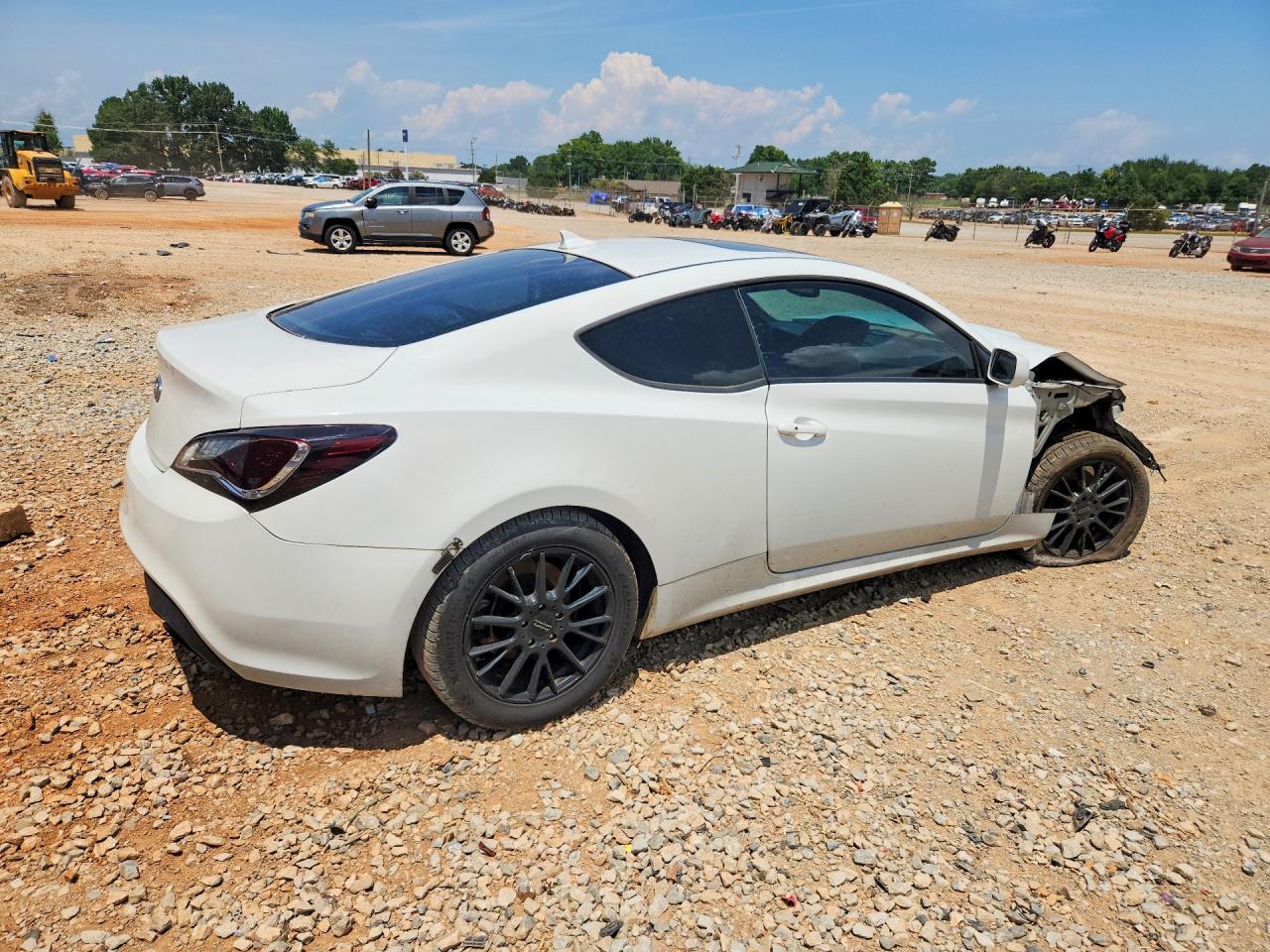 2013 Hyundai Genesis Coupe 2.0t White vin: KMHHT6KD2DU081168