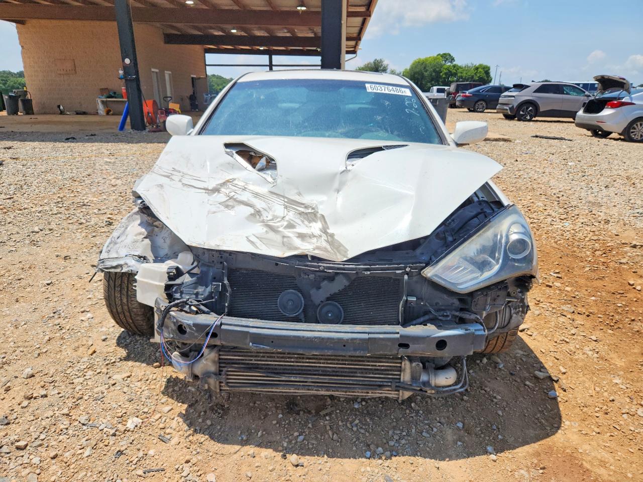 2013 Hyundai Genesis Coupe 2.0t White vin: KMHHT6KD2DU081168