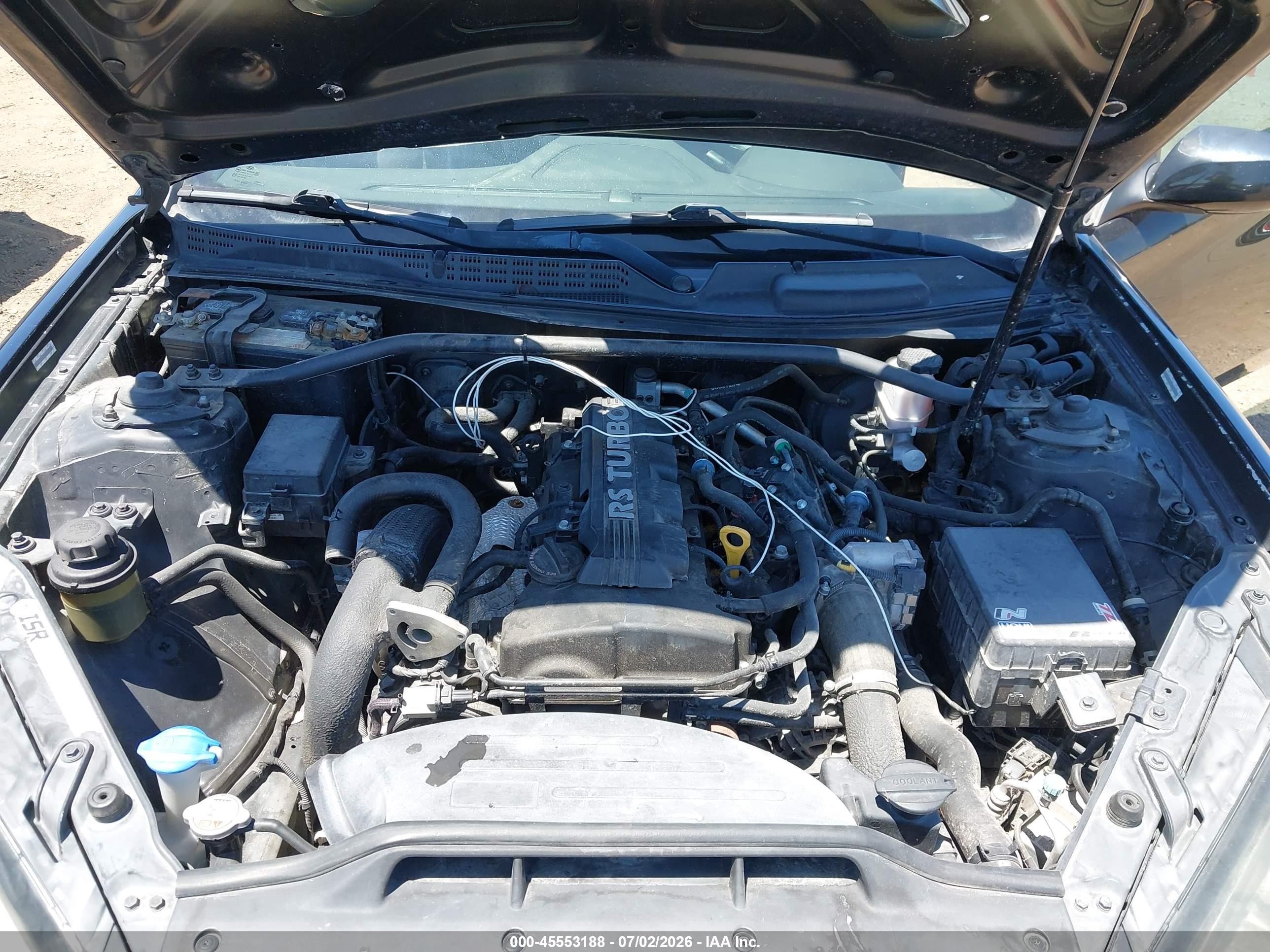 2013 Hyundai Genesis 2.0t Черный vin: KMHHT6KD2DU108756