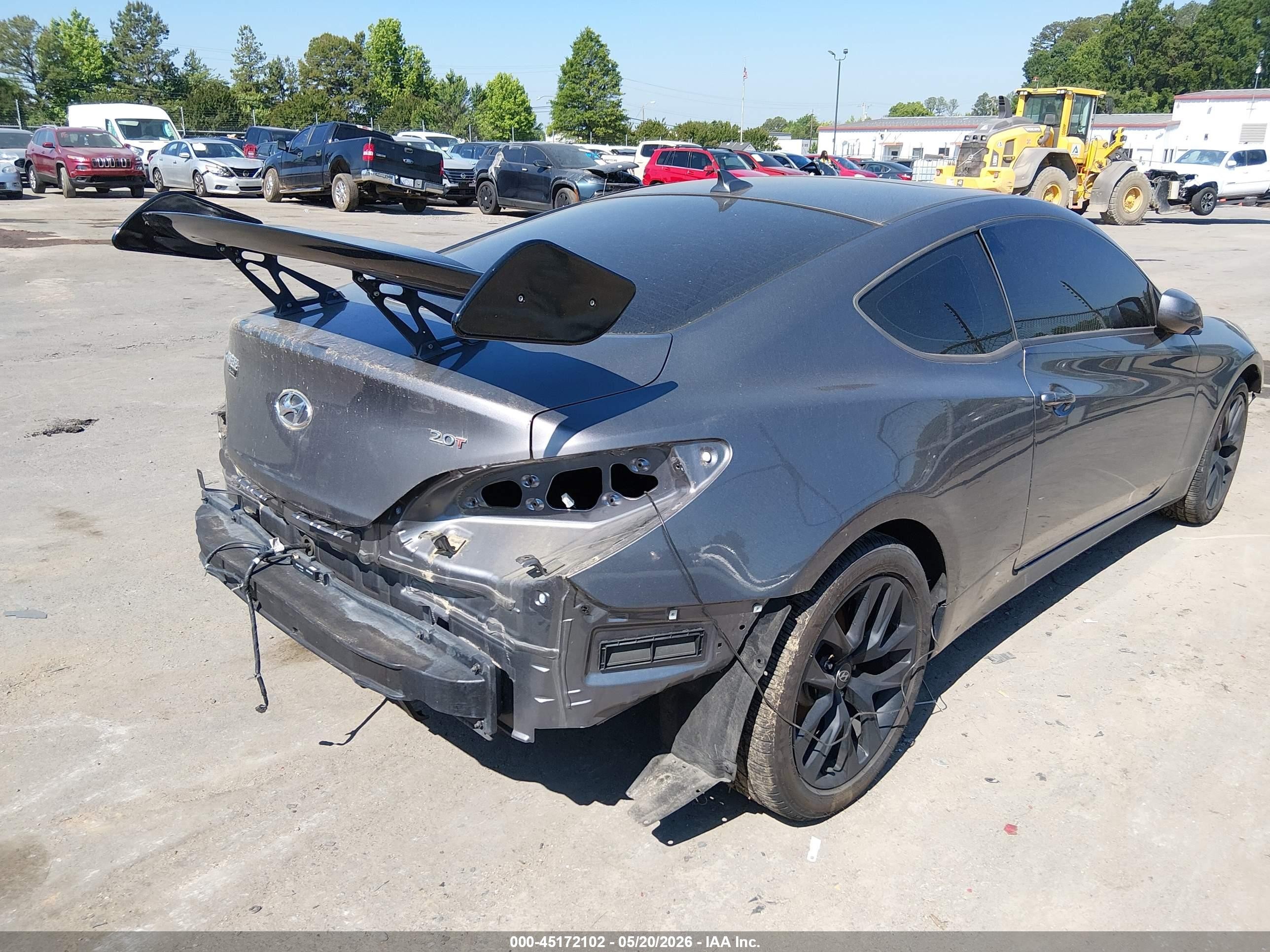 2013 Hyundai Genesis 2.0t Premium Gray vin: KMHHT6KD2DU109471