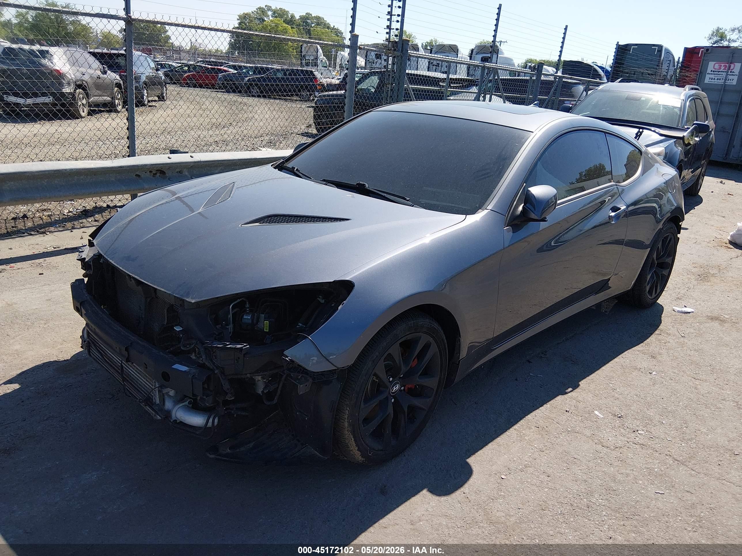 2013 Hyundai Genesis 2.0t Premium Gray vin: KMHHT6KD2DU109471
