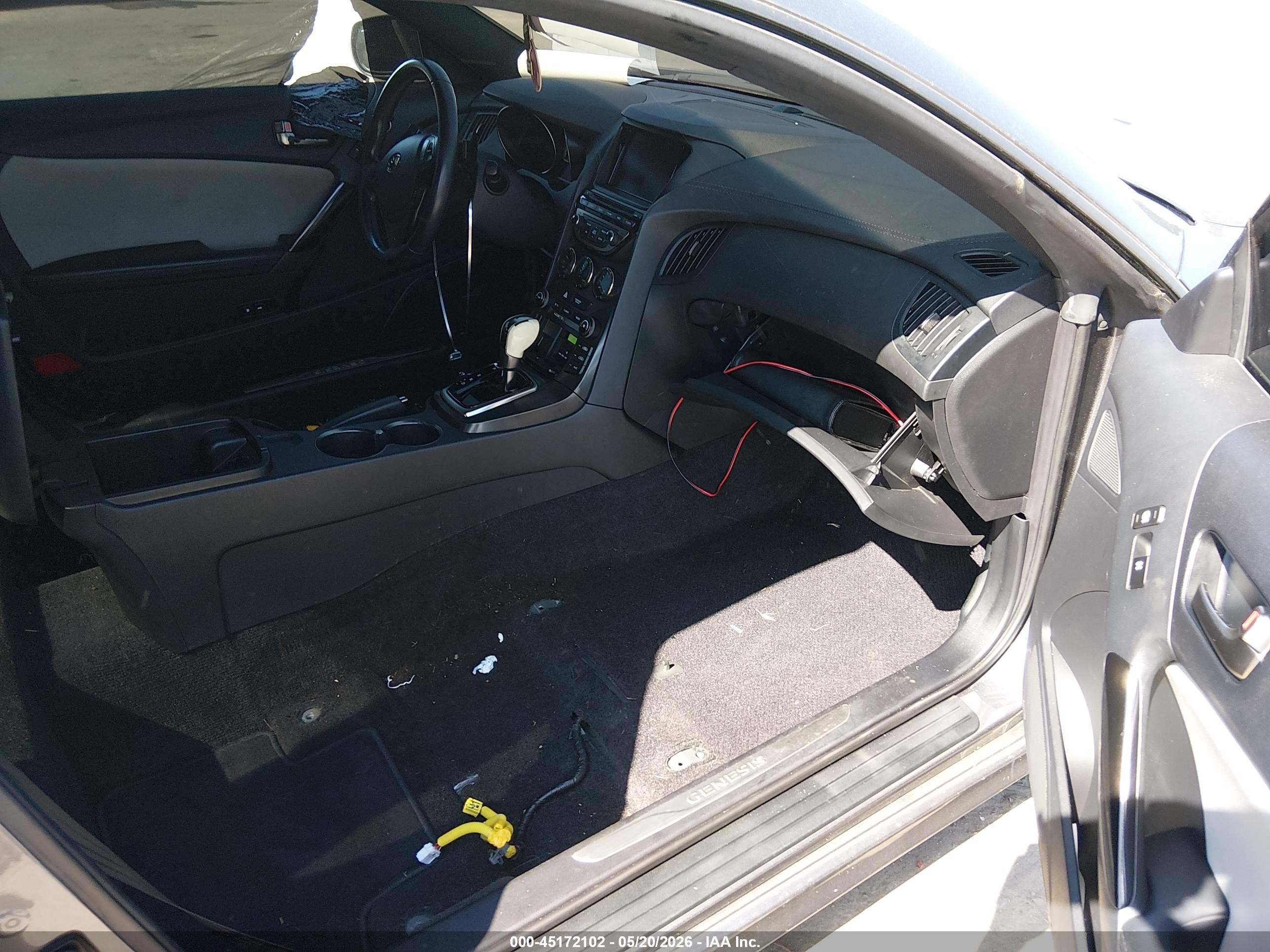 2013 Hyundai Genesis 2.0t Premium Gray vin: KMHHT6KD2DU109471