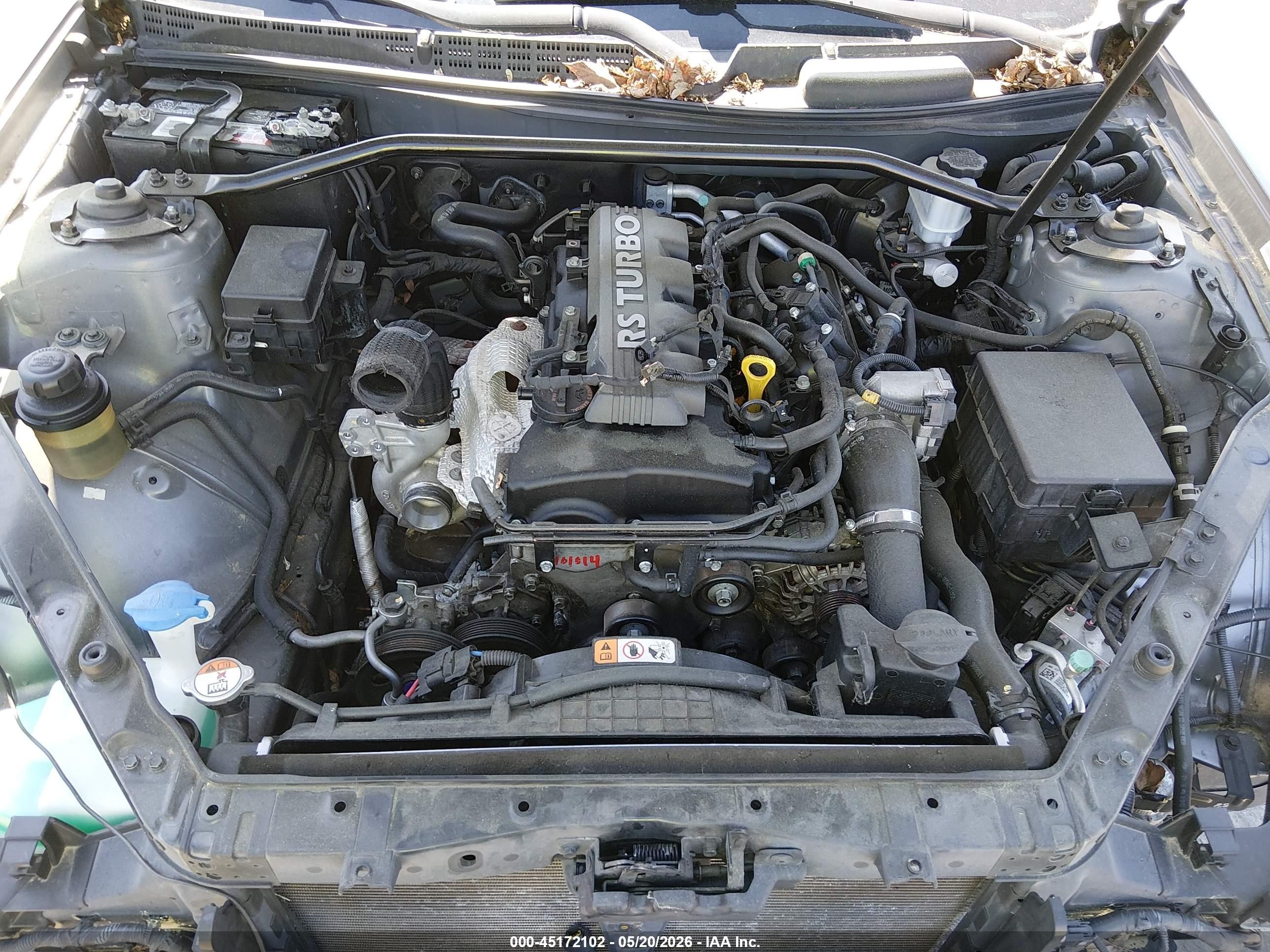 2013 Hyundai Genesis 2.0t Premium Gray vin: KMHHT6KD2DU109471