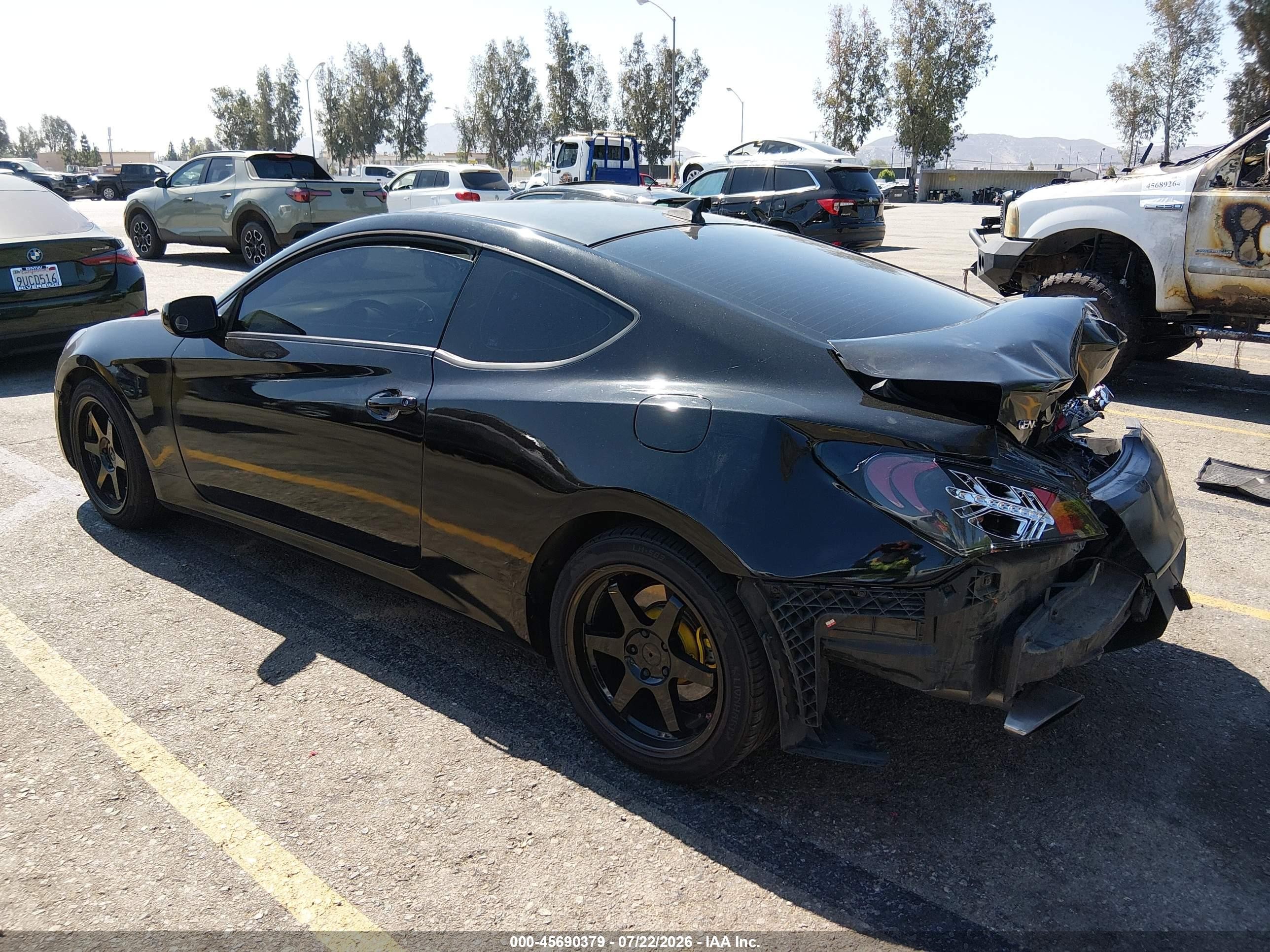 2011 Hyundai Genesis 2.0t Black vin: KMHHT6KD3BU055062