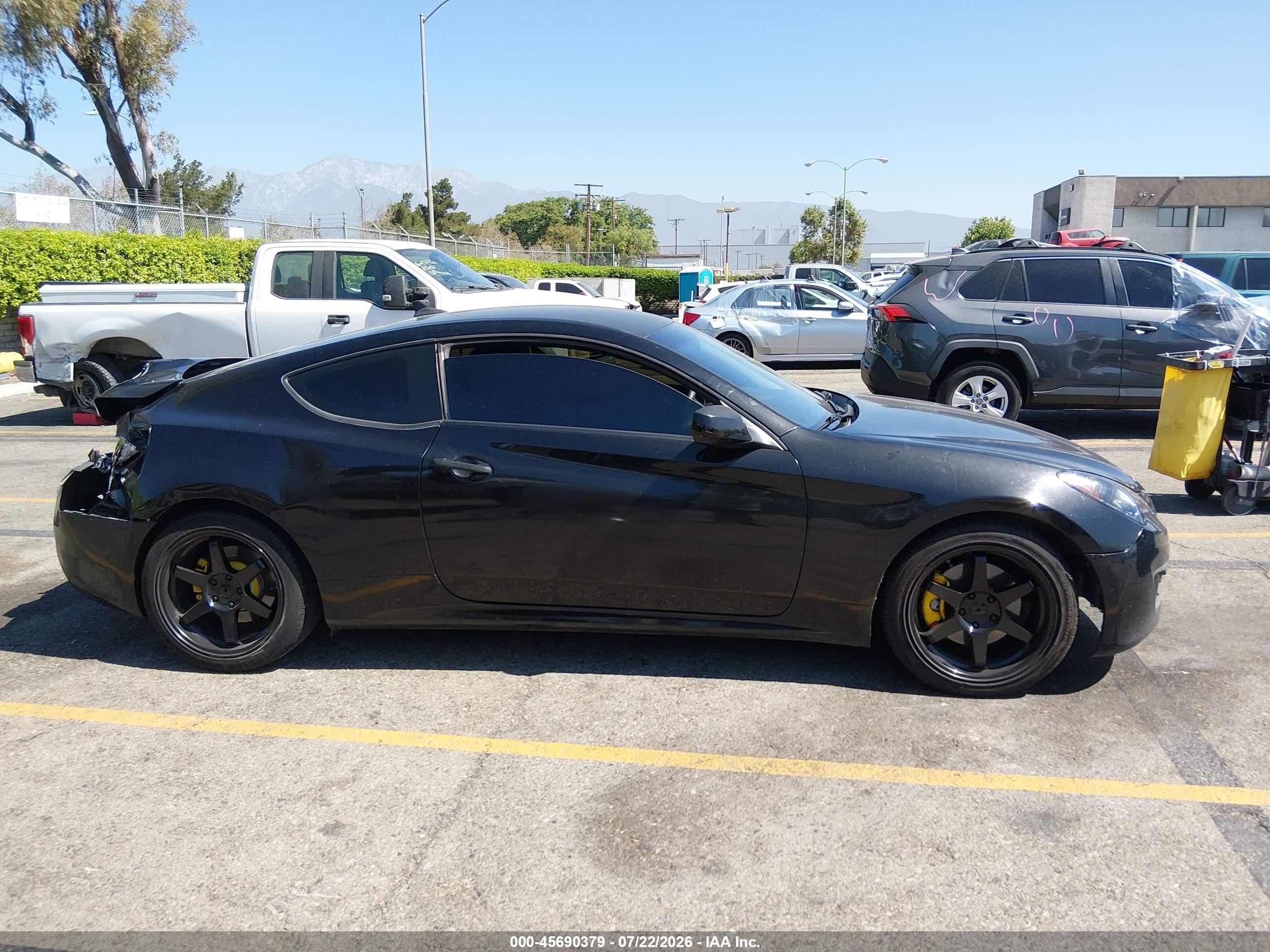 2011 Hyundai Genesis 2.0t Black vin: KMHHT6KD3BU055062