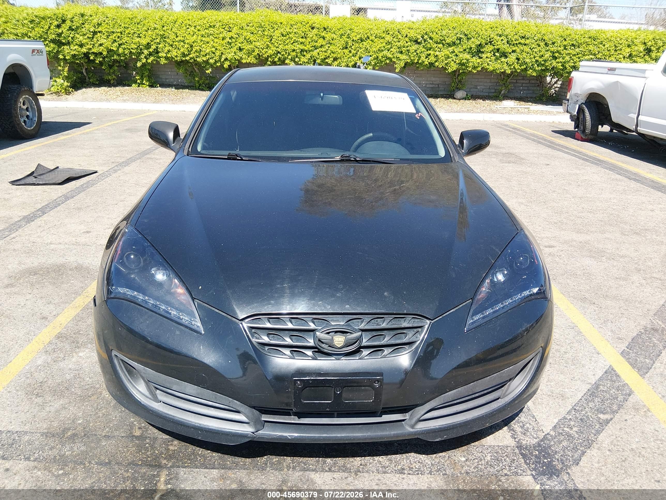 2011 Hyundai Genesis 2.0t Black vin: KMHHT6KD3BU055062