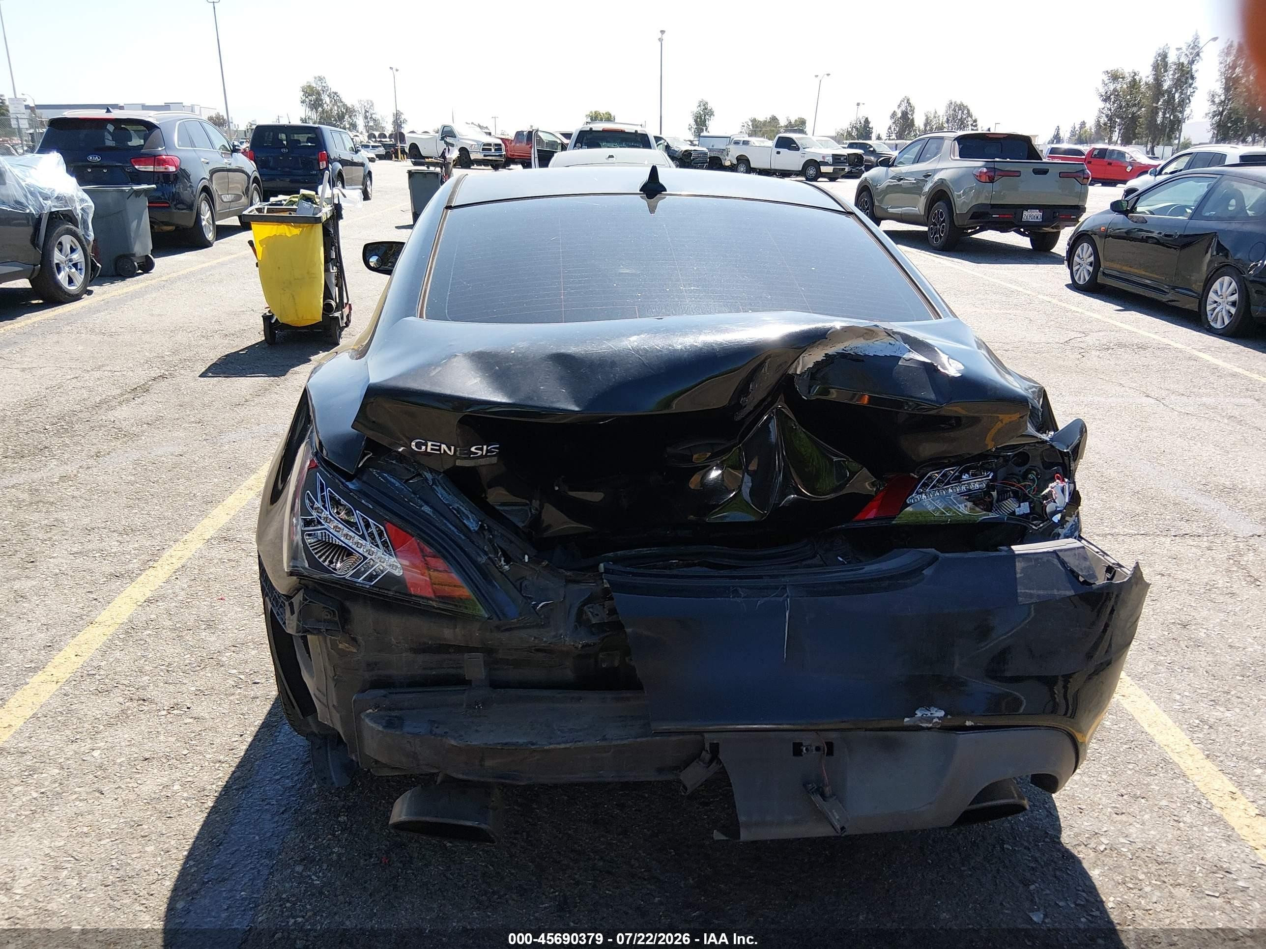2011 Hyundai Genesis 2.0t Black vin: KMHHT6KD3BU055062