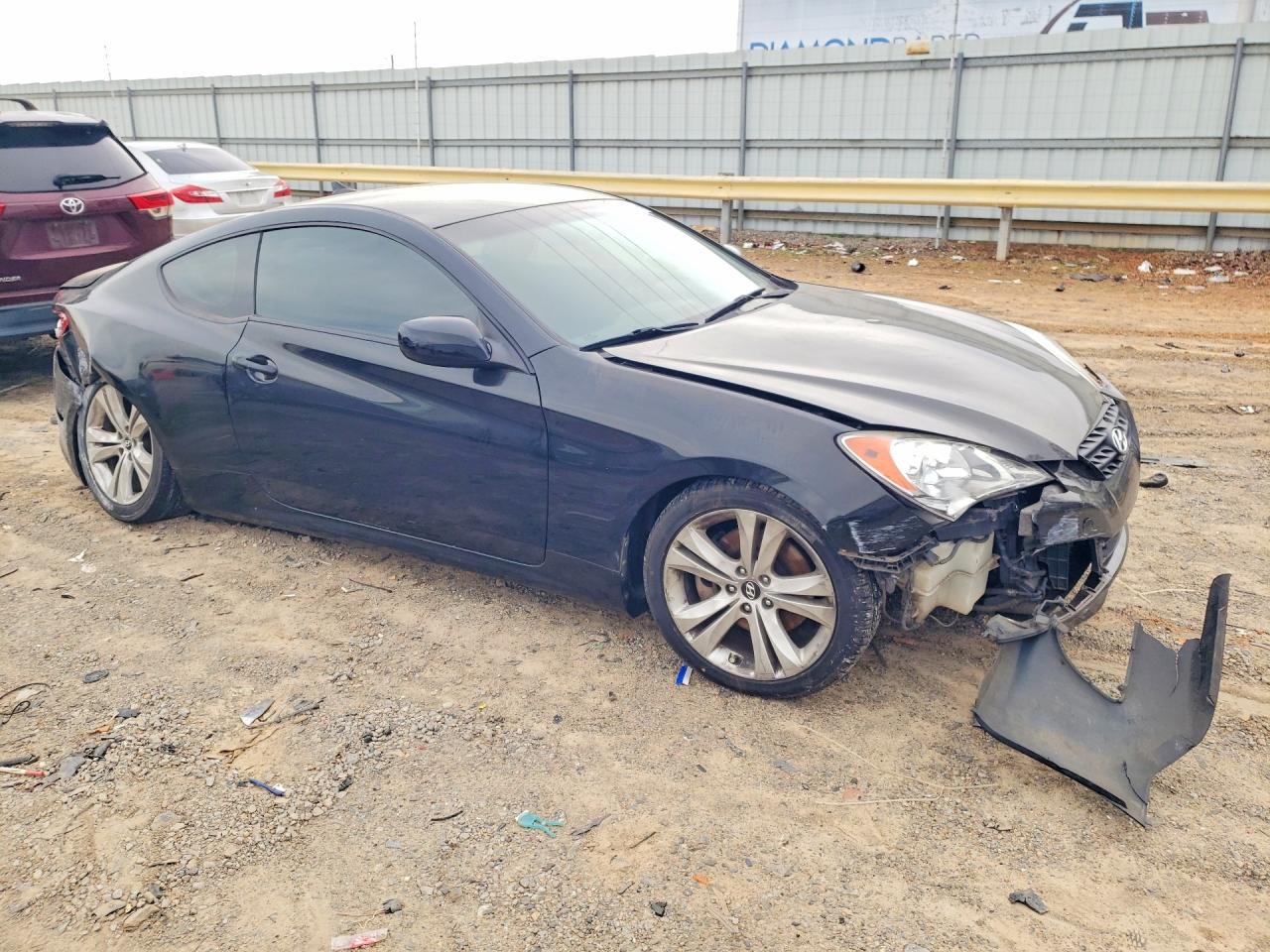 2012 Hyundai Genesis Coupe 2.0t Black vin: KMHHT6KD3CU068878