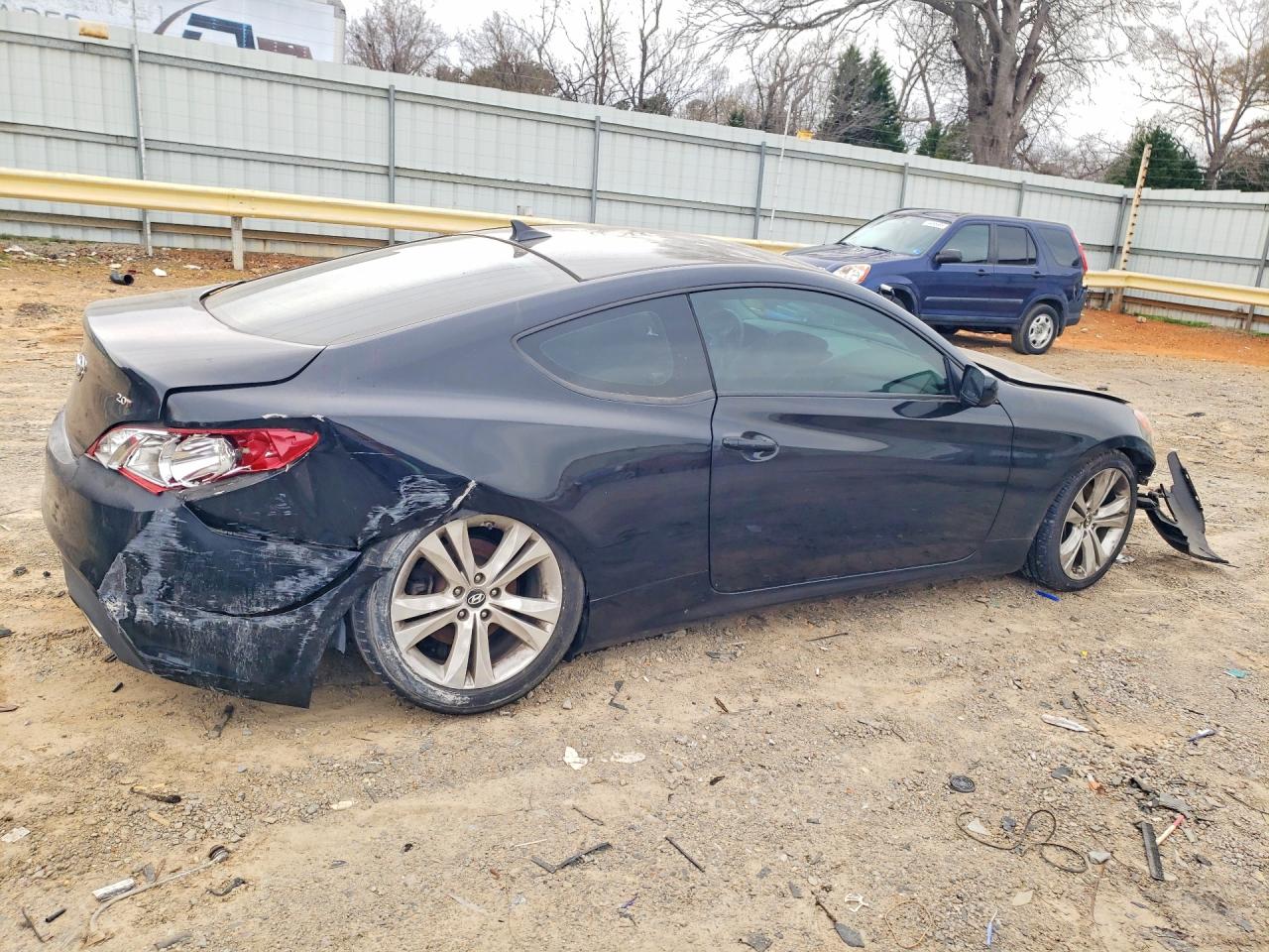 2012 Hyundai Genesis Coupe 2.0t Black vin: KMHHT6KD3CU068878