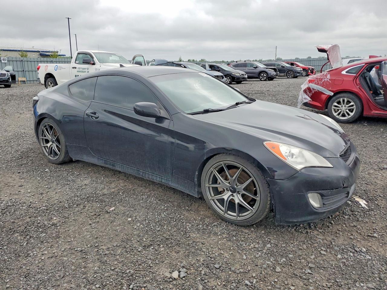 2012 Hyundai Genesis Coupe 2.0t Black vin: KMHHT6KD3CU069237