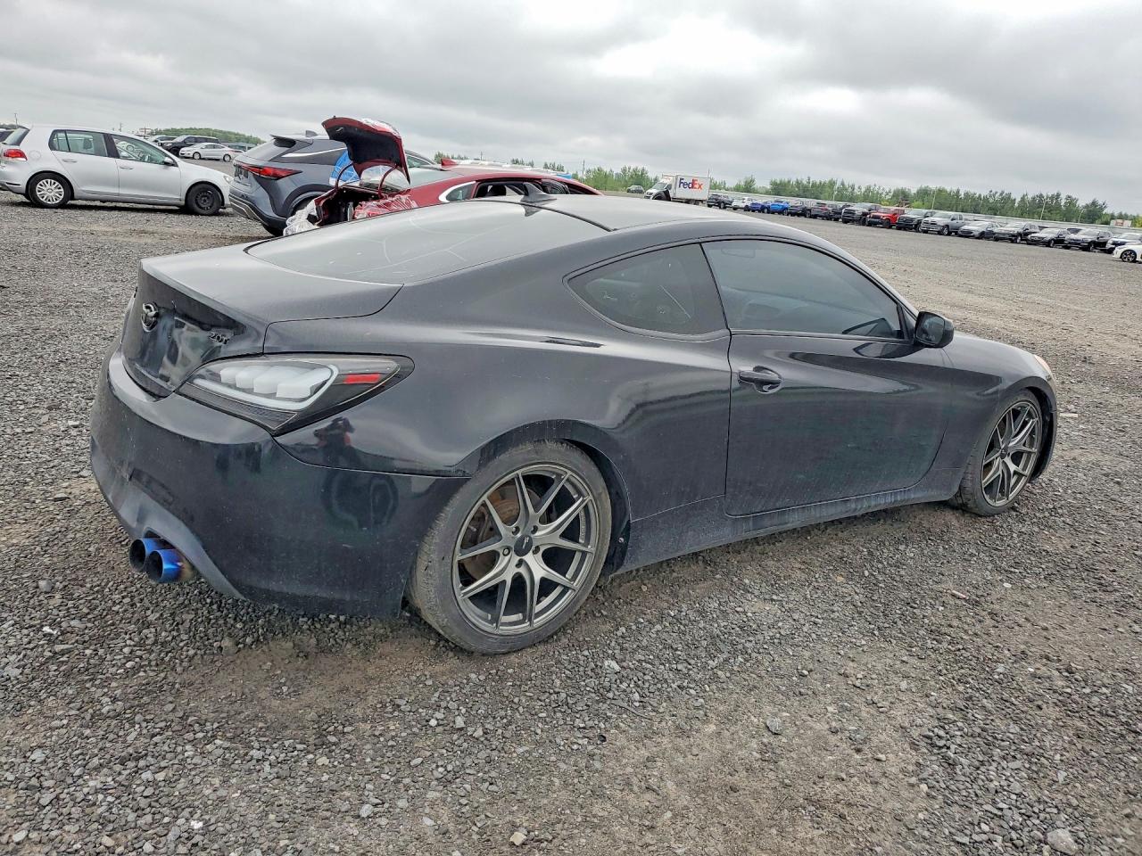 2012 Hyundai Genesis Coupe 2.0t Black vin: KMHHT6KD3CU069237