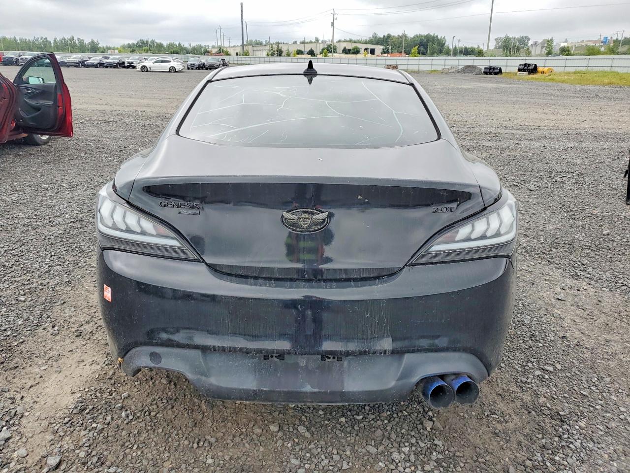 2012 Hyundai Genesis Coupe 2.0t Black vin: KMHHT6KD3CU069237