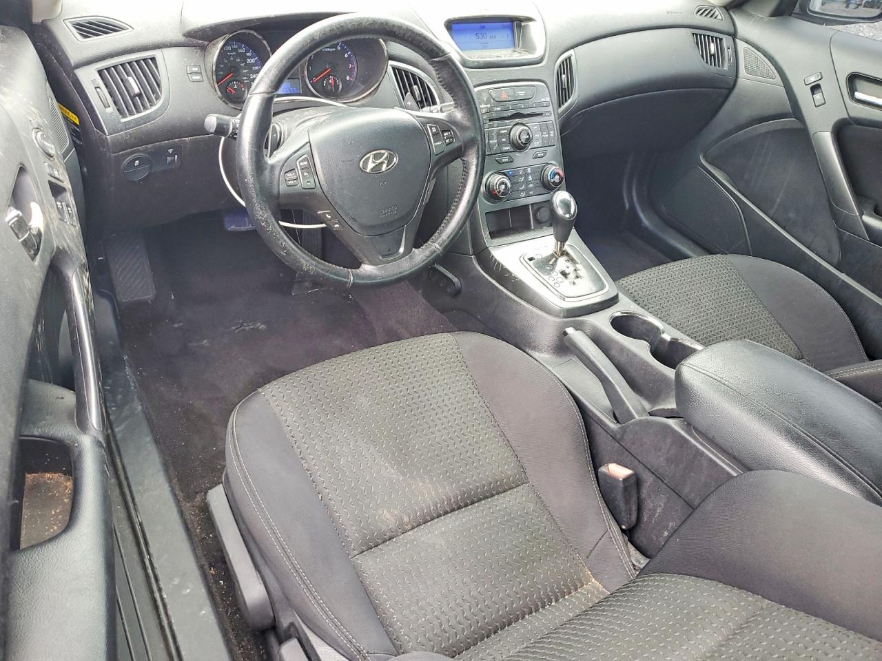 2012 Hyundai Genesis Coupe 2.0t Black vin: KMHHT6KD3CU069237