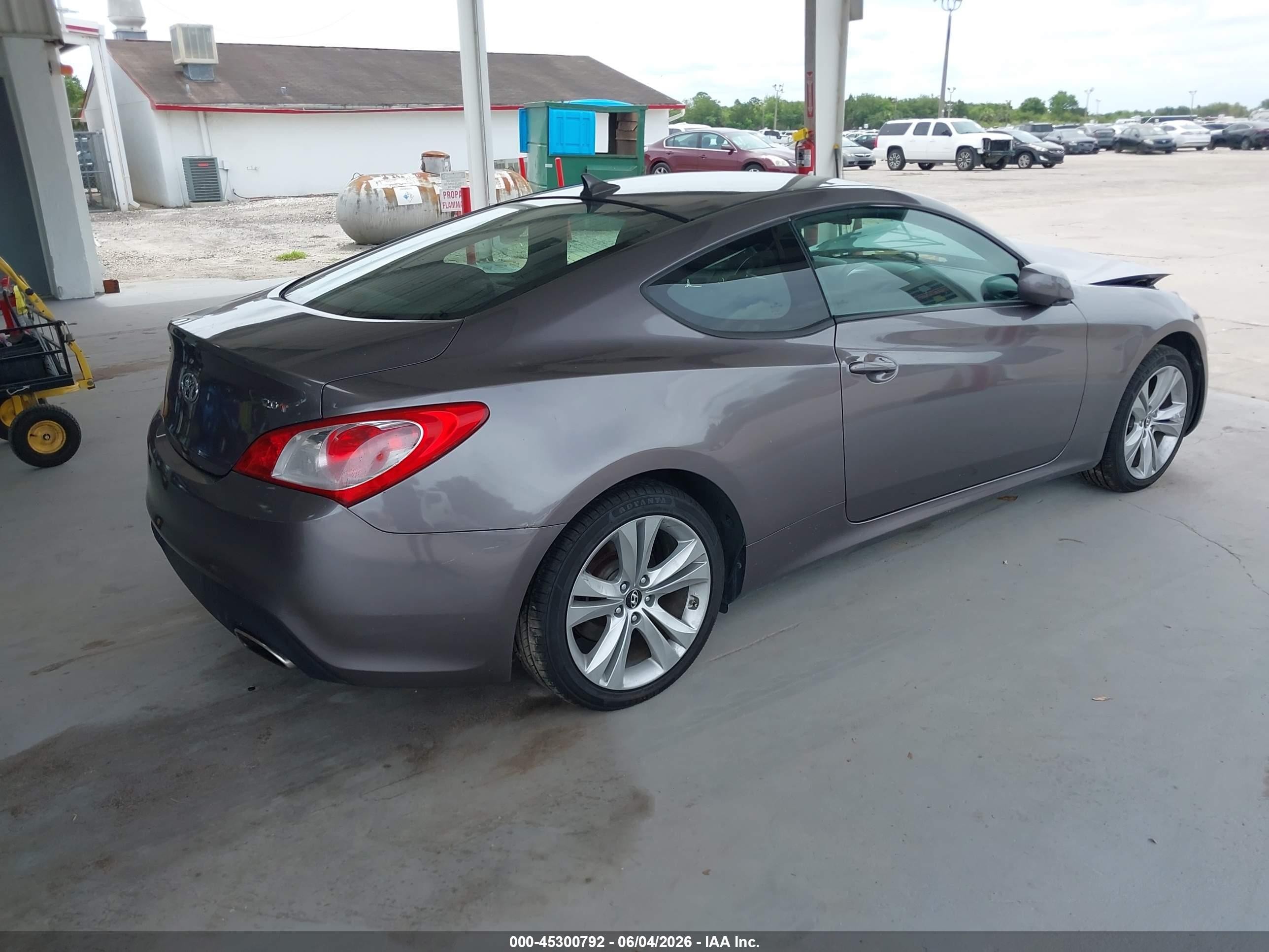 2012 Hyundai Genesis 2.0t Gray vin: KMHHT6KD3CU070579
