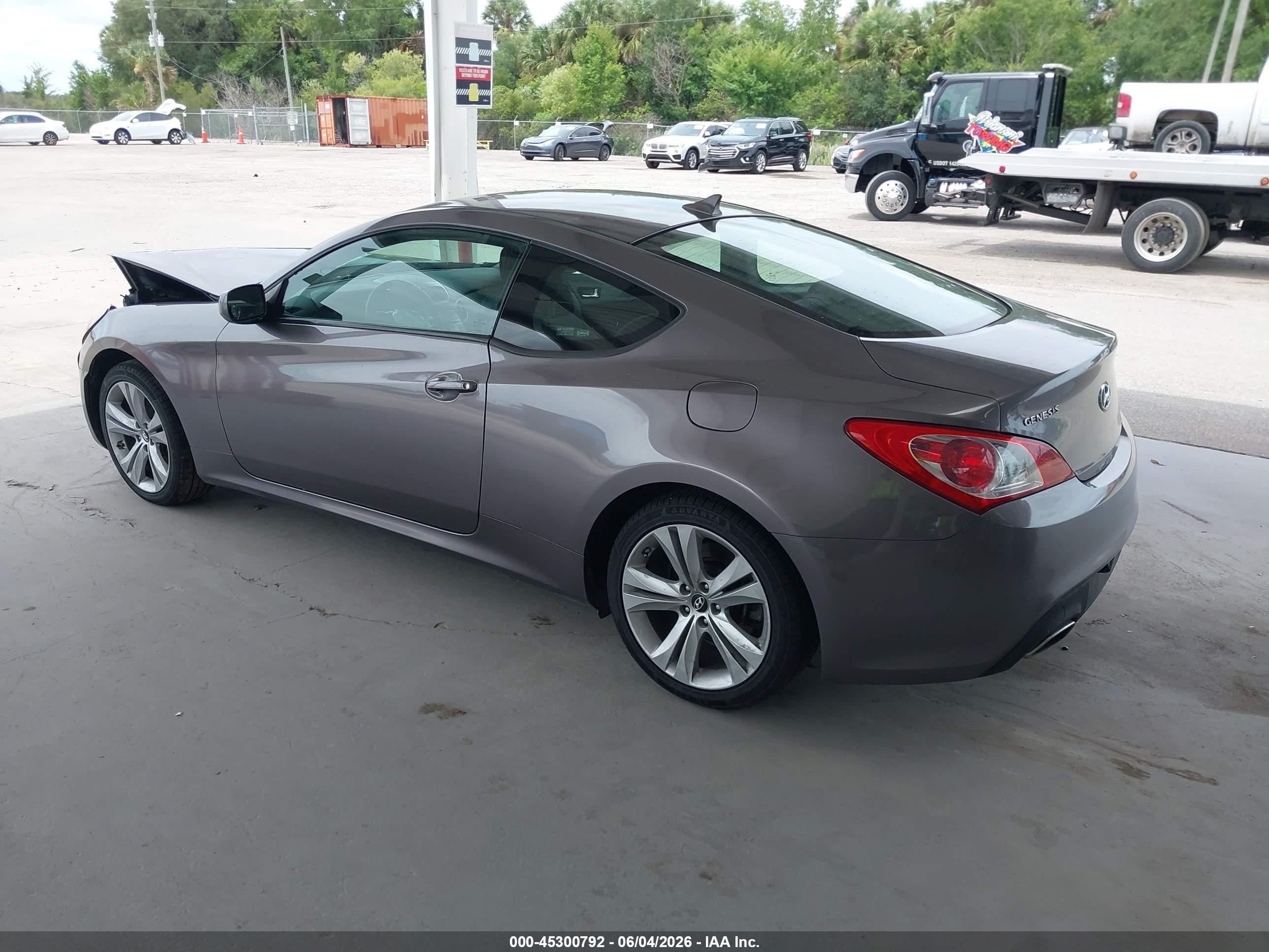 2012 Hyundai Genesis 2.0t Gray vin: KMHHT6KD3CU070579