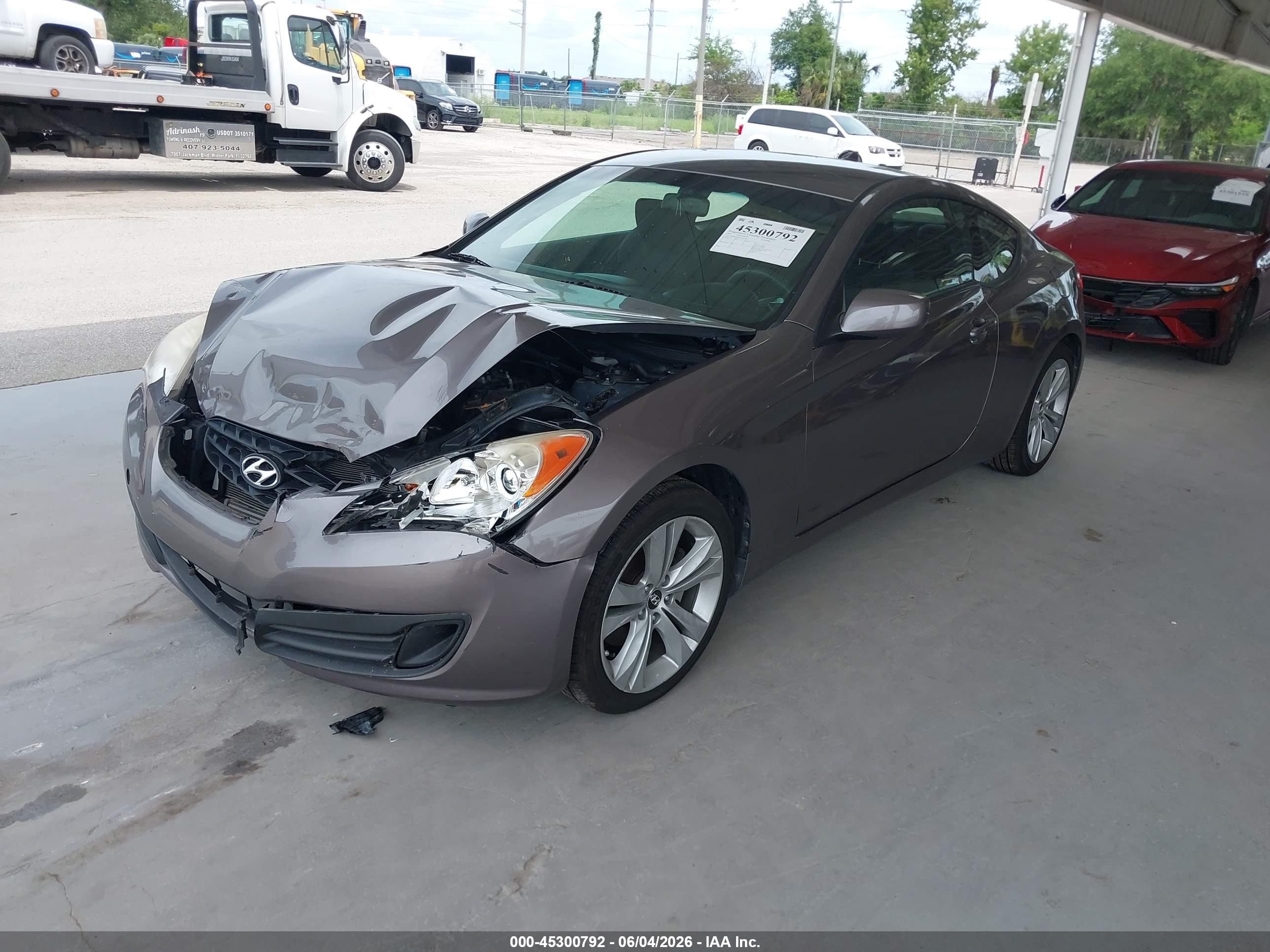 2012 Hyundai Genesis 2.0t Gray vin: KMHHT6KD3CU070579