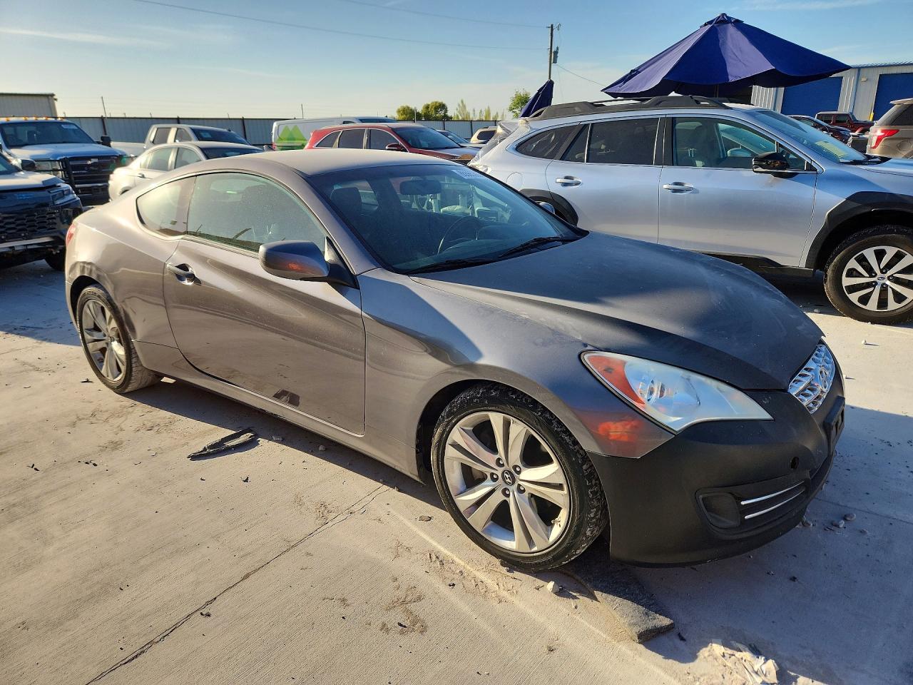 2012 Hyundai Genesis Coupe 2.0t Gray vin: KMHHT6KD3CU073725