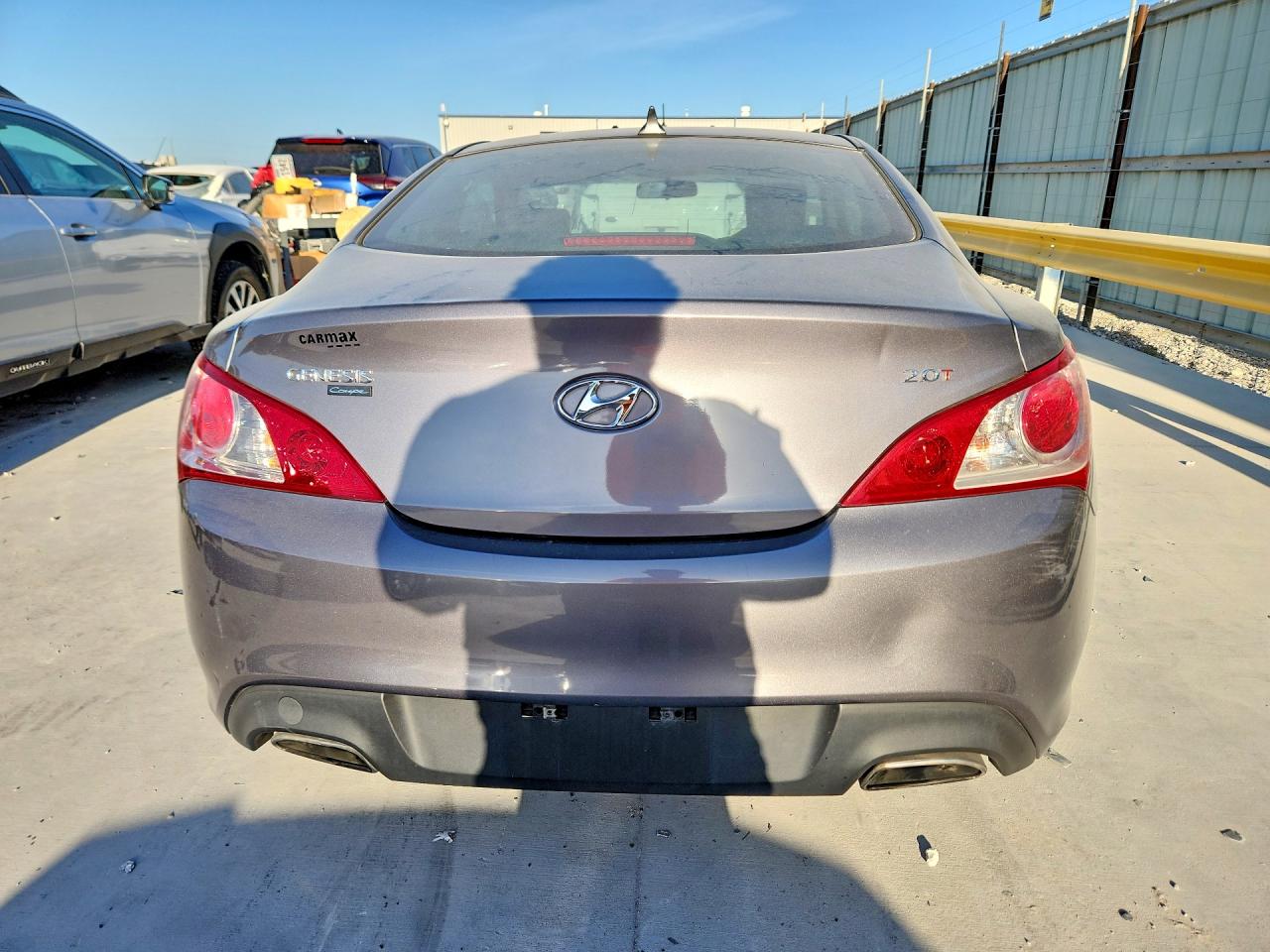 2012 Hyundai Genesis Coupe 2.0t Gray vin: KMHHT6KD3CU073725