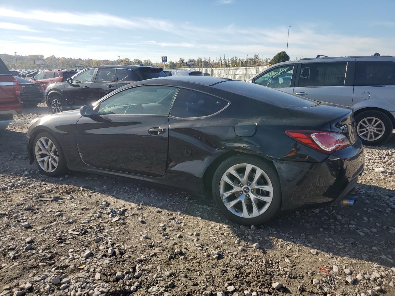 2013 Hyundai Genesis Coupe 2.0t Black vin: KMHHT6KD3DU081437