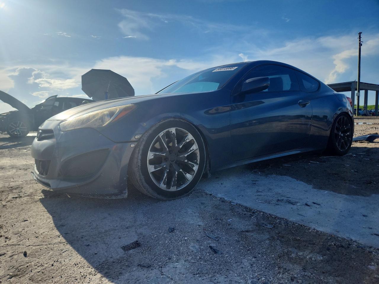 2013 Hyundai Genesis Coupe 2.0t Premium Синий vin: KMHHT6KD3DU084600