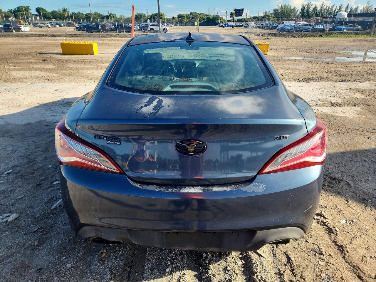 2013 Hyundai Genesis Coupe 2.0t Premium Синий vin: KMHHT6KD3DU084600