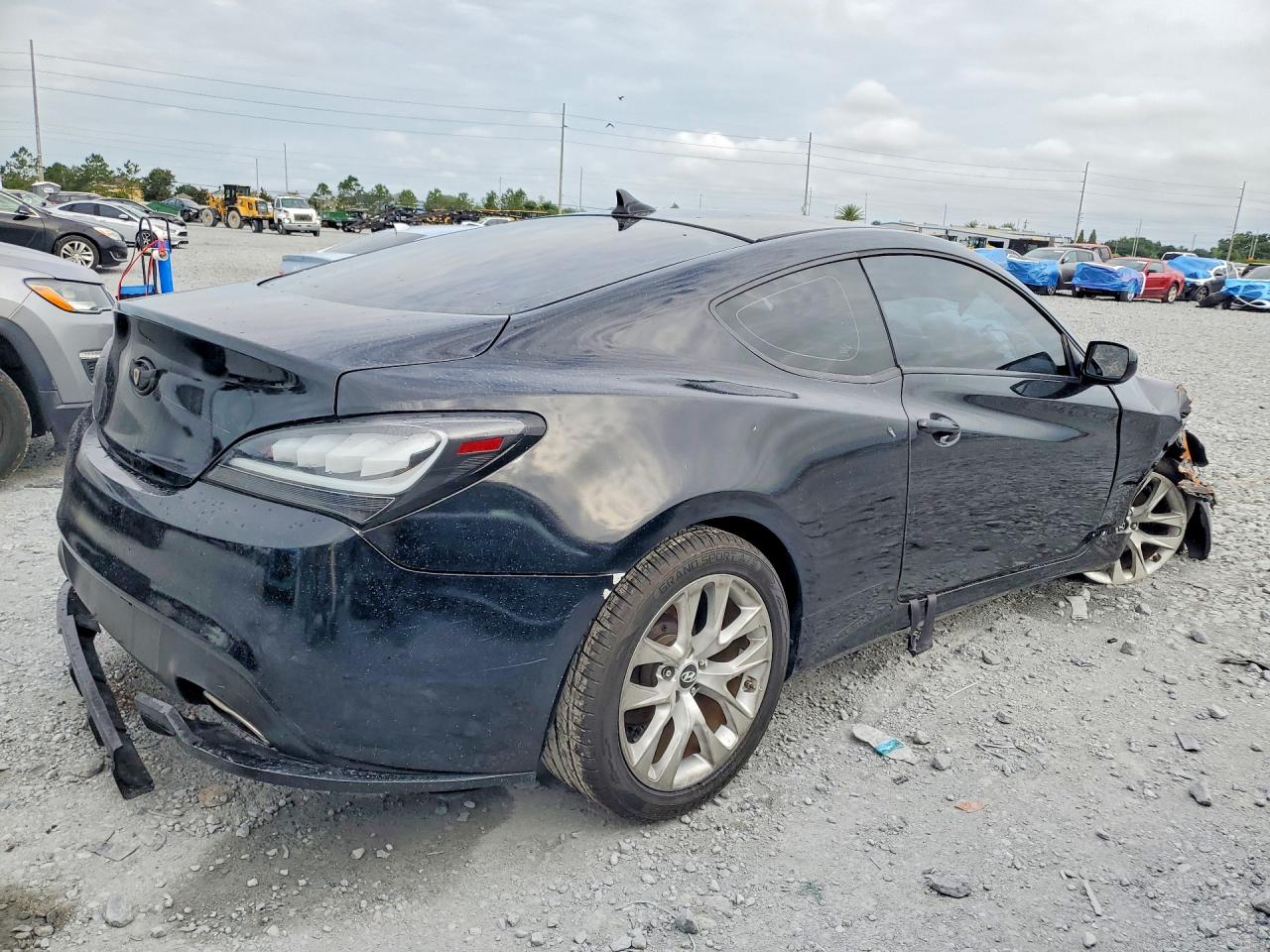 2013 Hyundai Genesis Coupe 2.0t Black vin: KMHHT6KD3DU086668