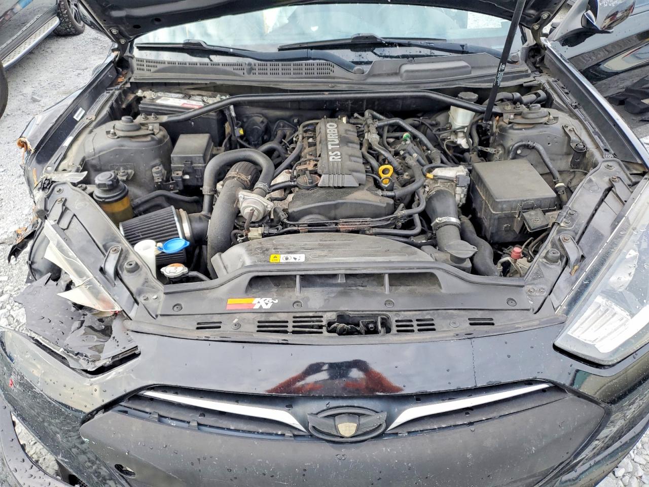 2013 Hyundai Genesis Coupe 2.0t Black vin: KMHHT6KD3DU086668
